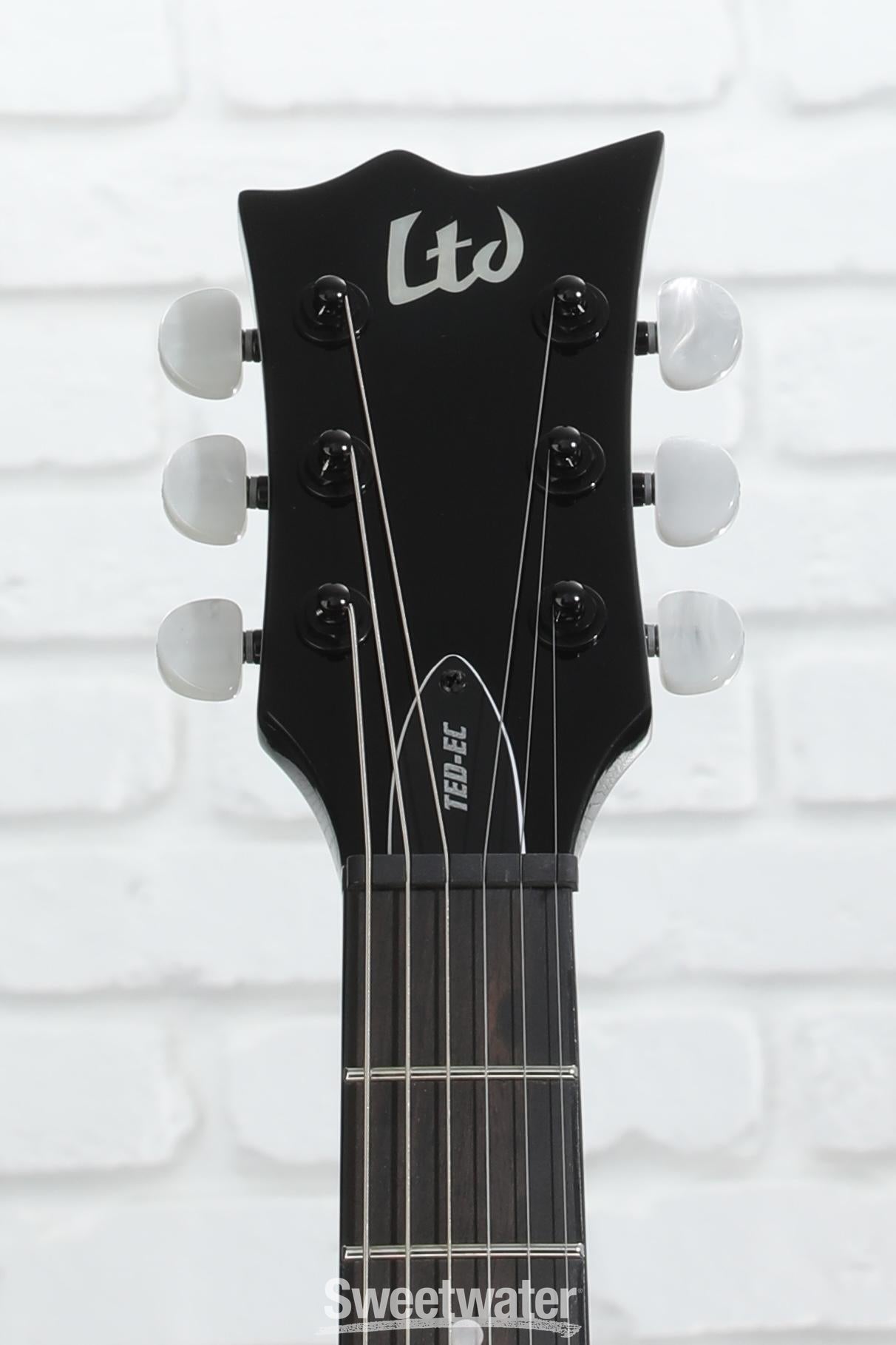 ESP LTD Ted Aguilar TED-EC Electric Guitar - Black | Sweetwater
