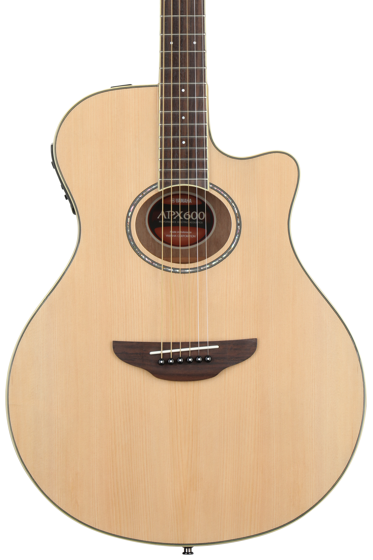 Yamaha APX600 Thinline Cutaway Acoustic-electric Guitar - Natural