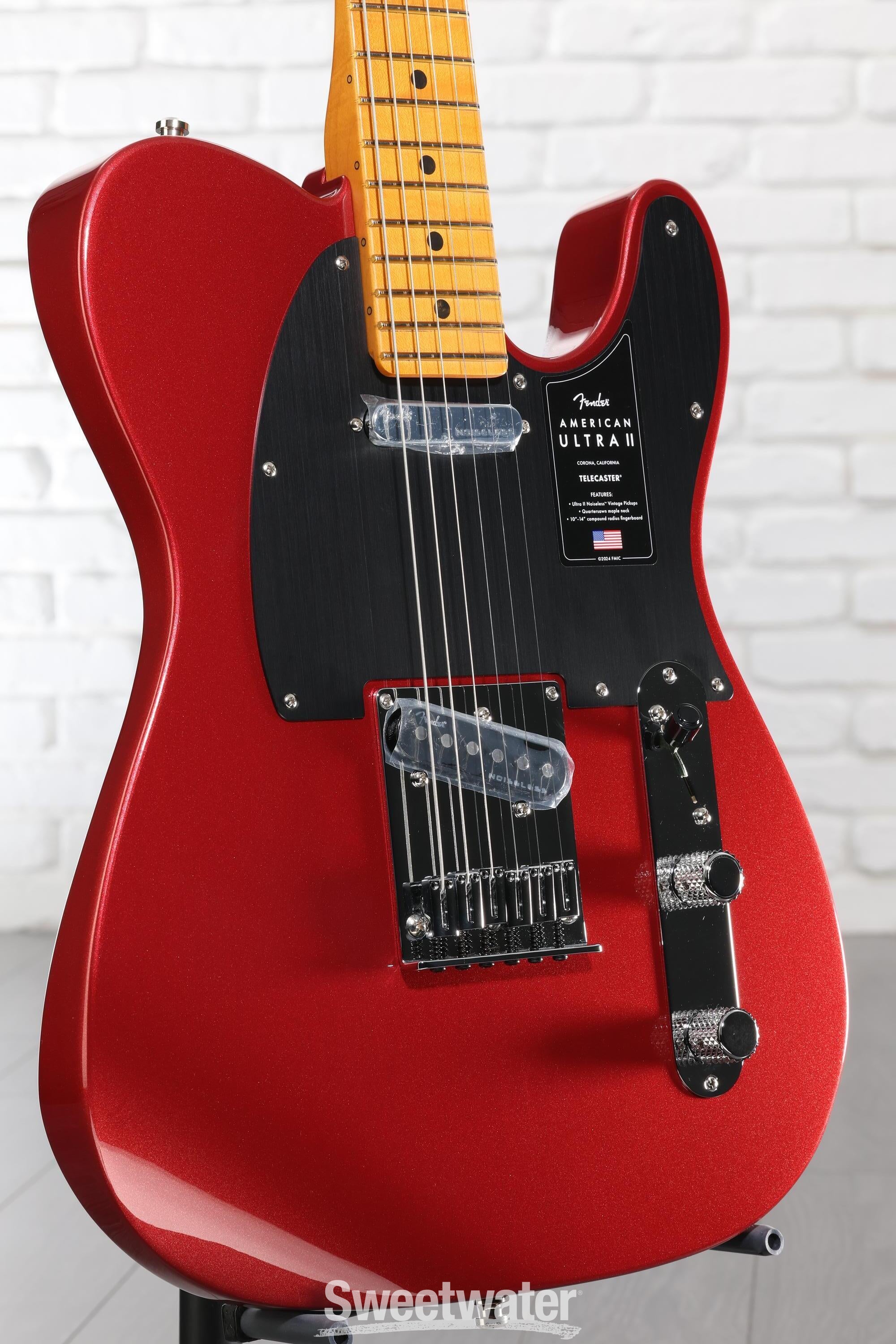 Fender American Ultra II Telecaster Electric Guitar - Sinister Red