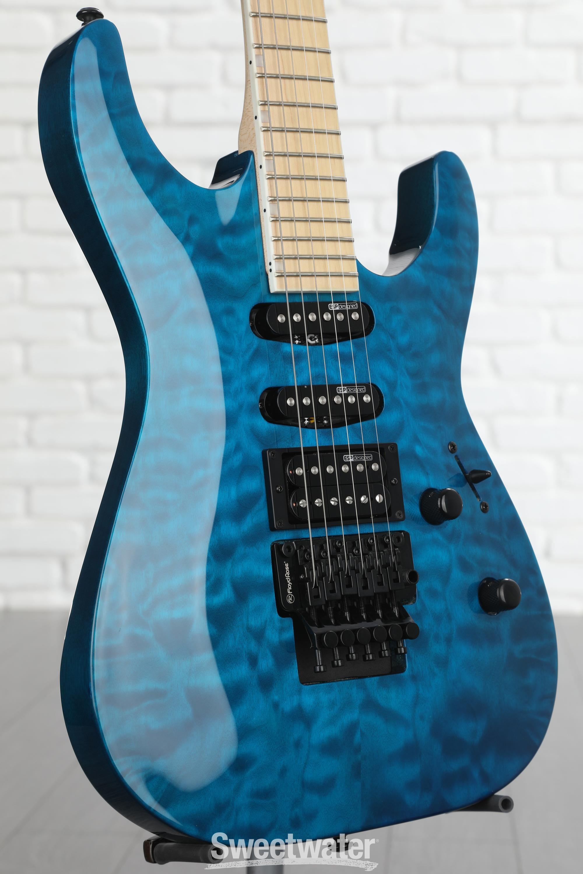 ESP LTD MH-203QM - See Thru Blue