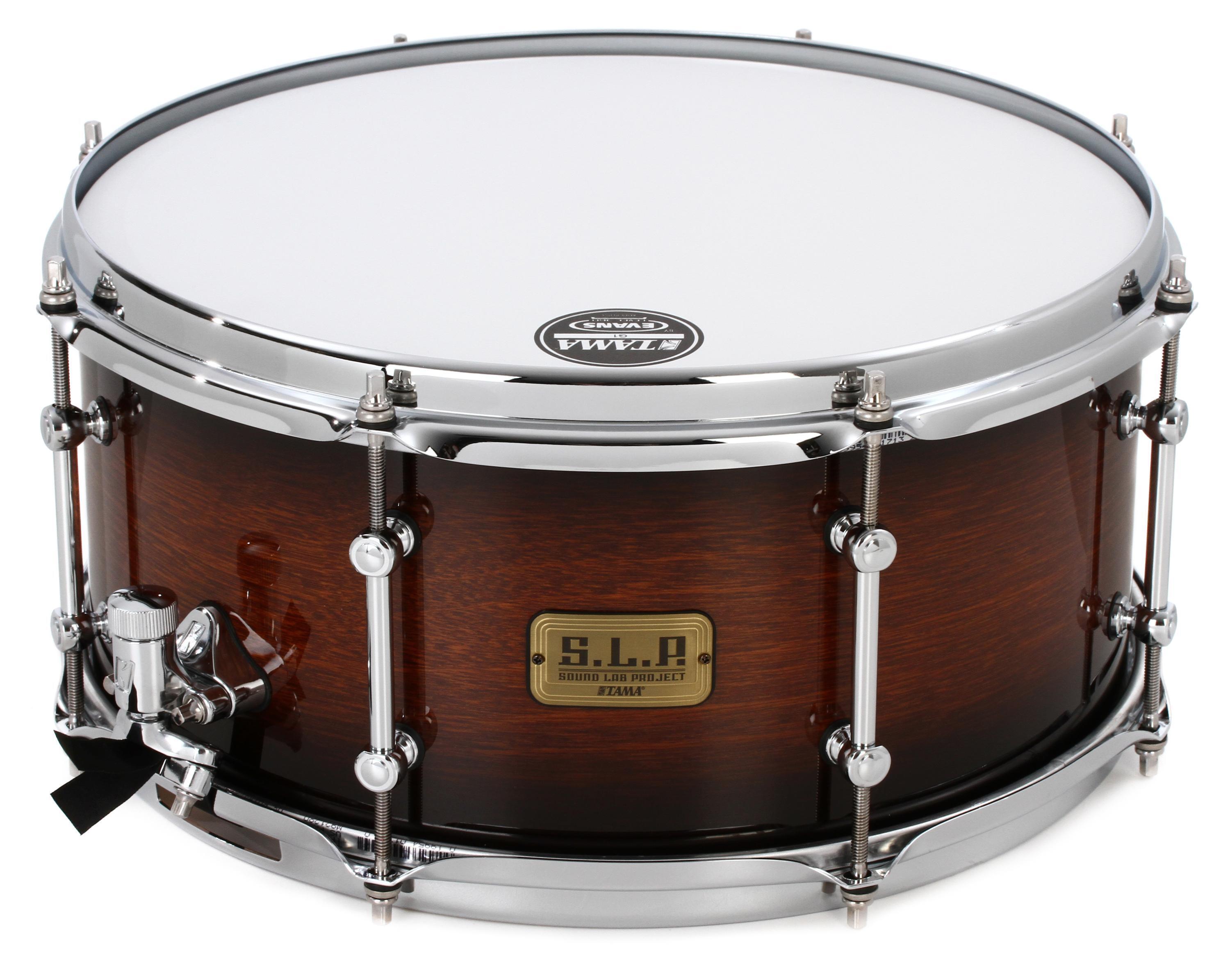 Tama S.L.P. Dynamic Kapur Snare Drum - 6.5 x 14 inch - Black Kapur