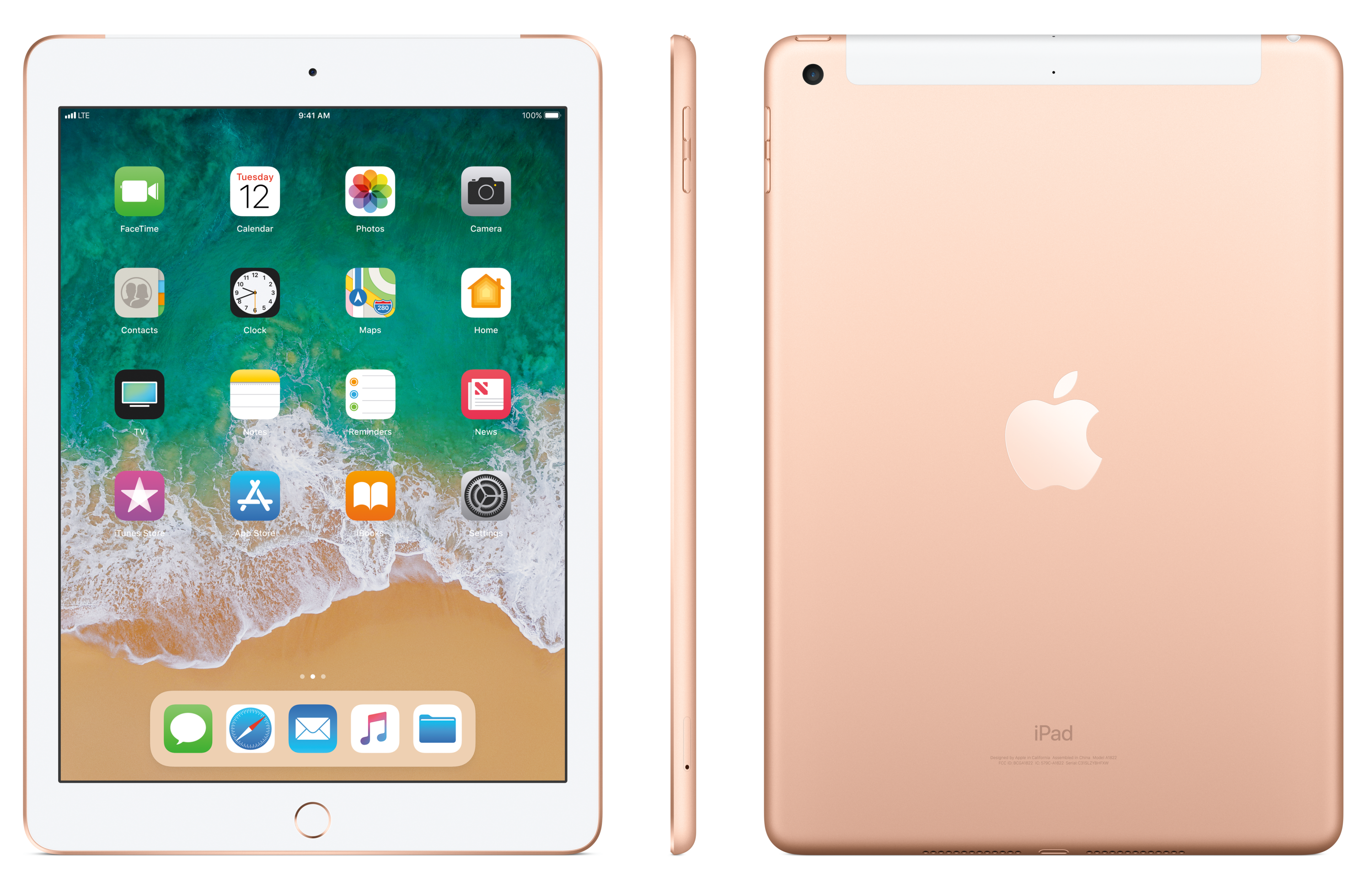 Apple iPad Wi-Fi + Cellular 32GB - Gold | Sweetwater