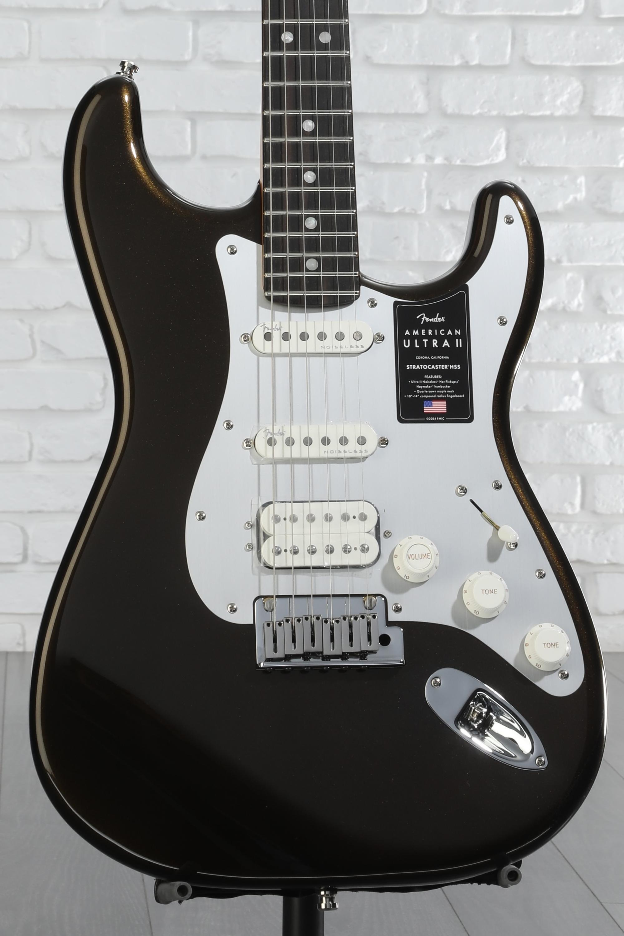 Fender American Ultra II Stratocaster HSS Electric Guitar - Texas