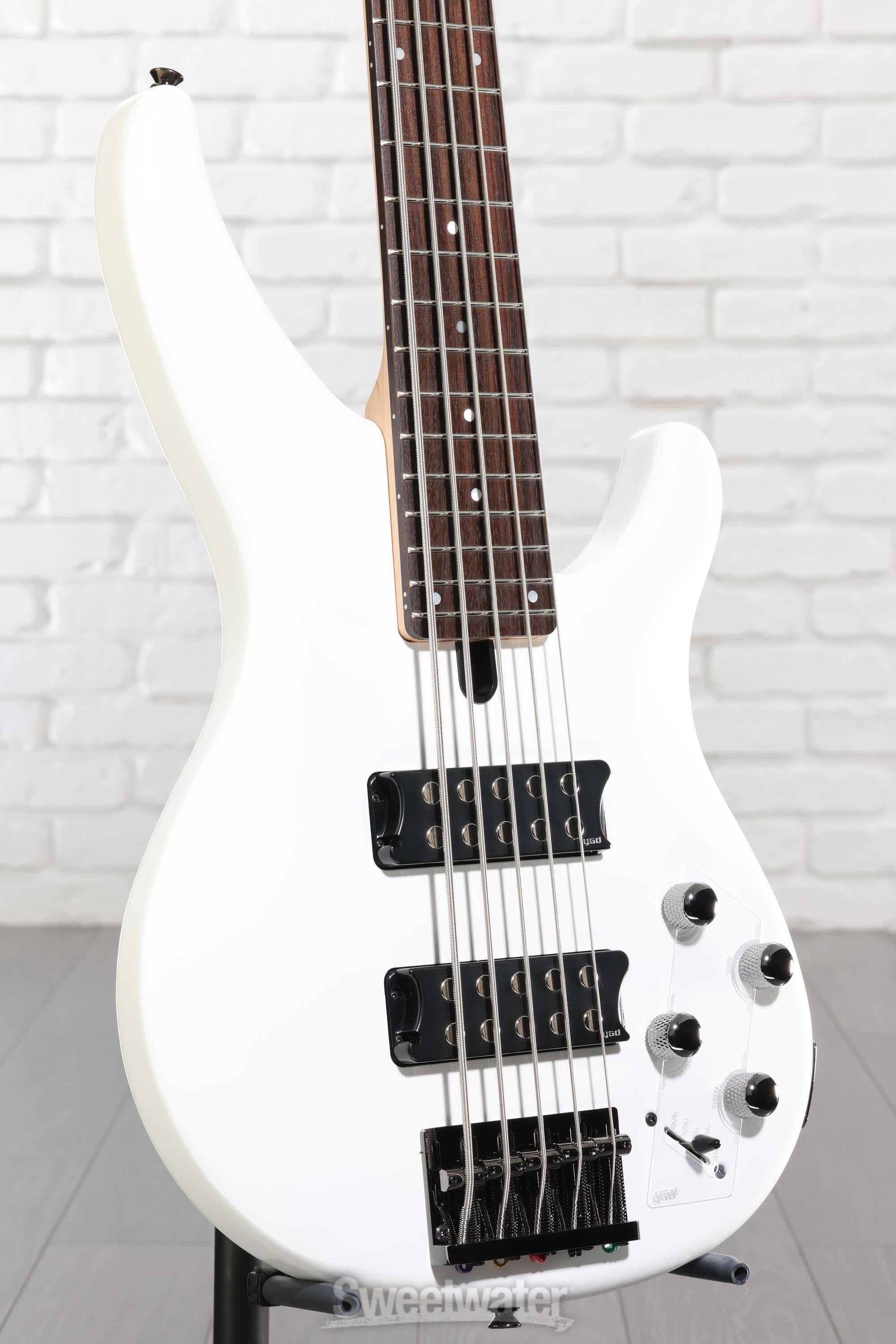 Yamaha TRBX305 5-string Bass Guitar - White | Sweetwater
