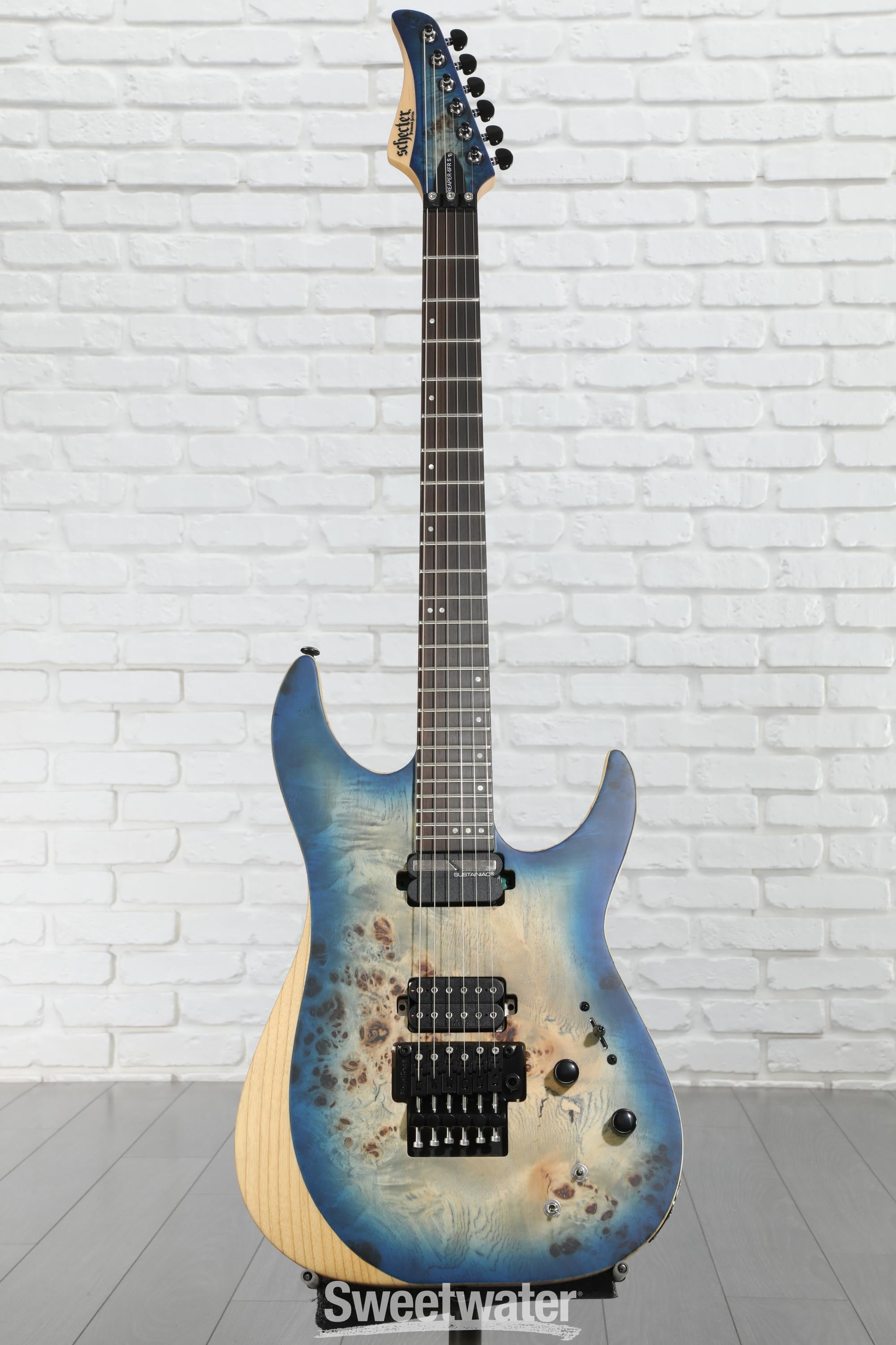 Schecter Reaper-6 FR-S - Satin Sky Burst Reviews | Sweetwater
