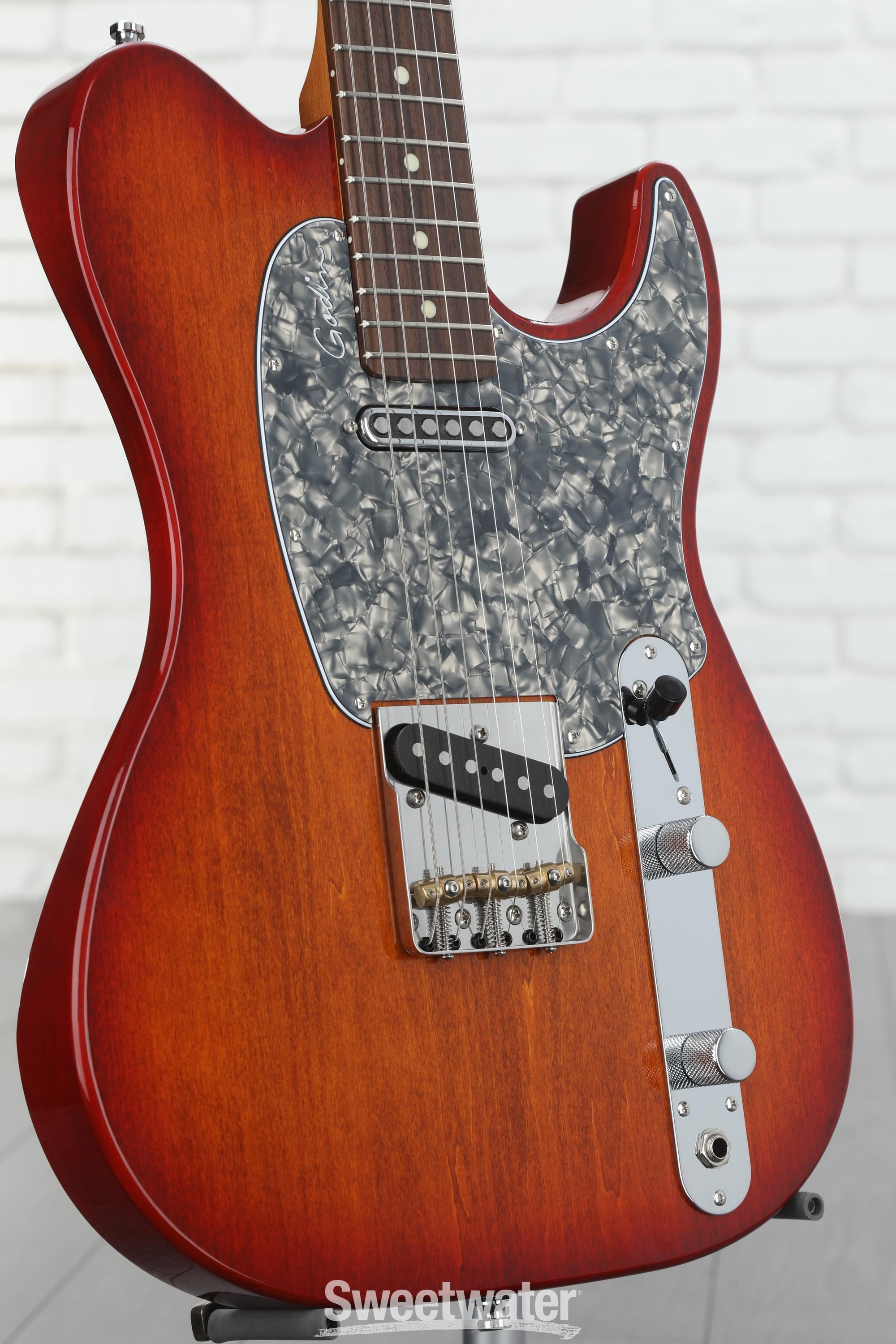 Godin Stadium Pro Electric Guitar - Sunset Burst with Rosewood