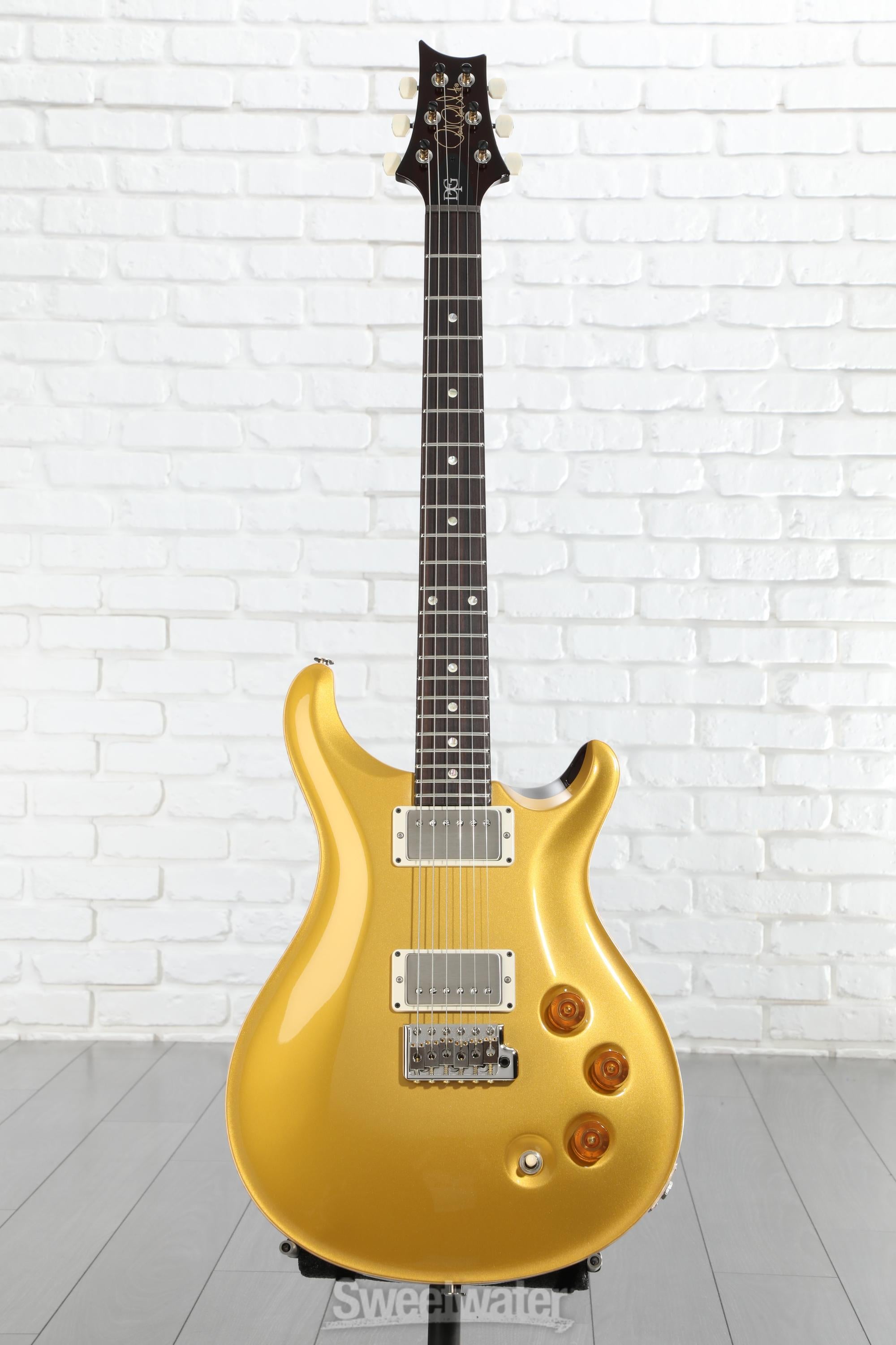 PRS DGT Electric Guitar with Moon Inlays - Gold Top | Sweetwater