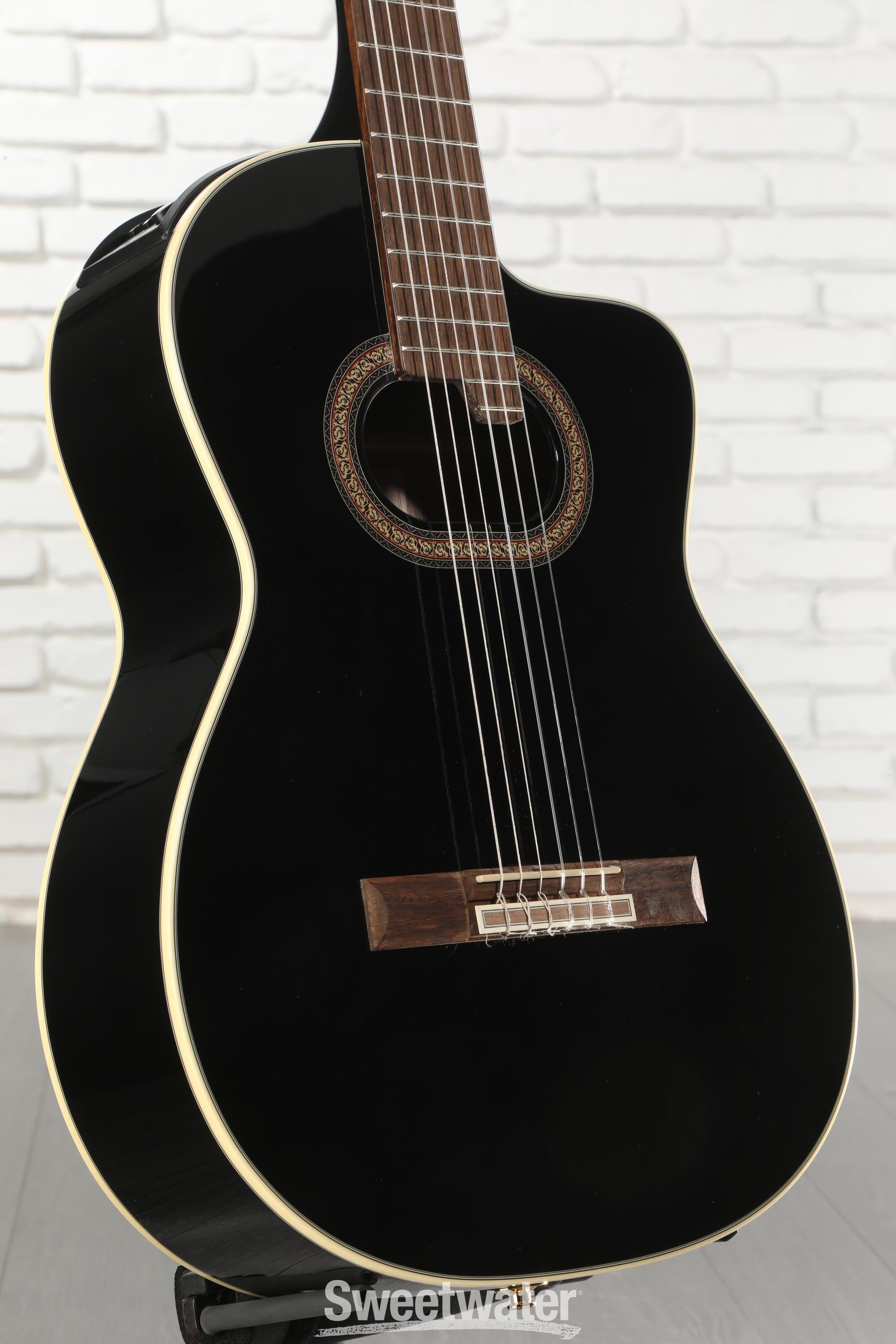 Photo of Takamine GC-6CE Nylon String Acoustic-Electric Guitar - Black