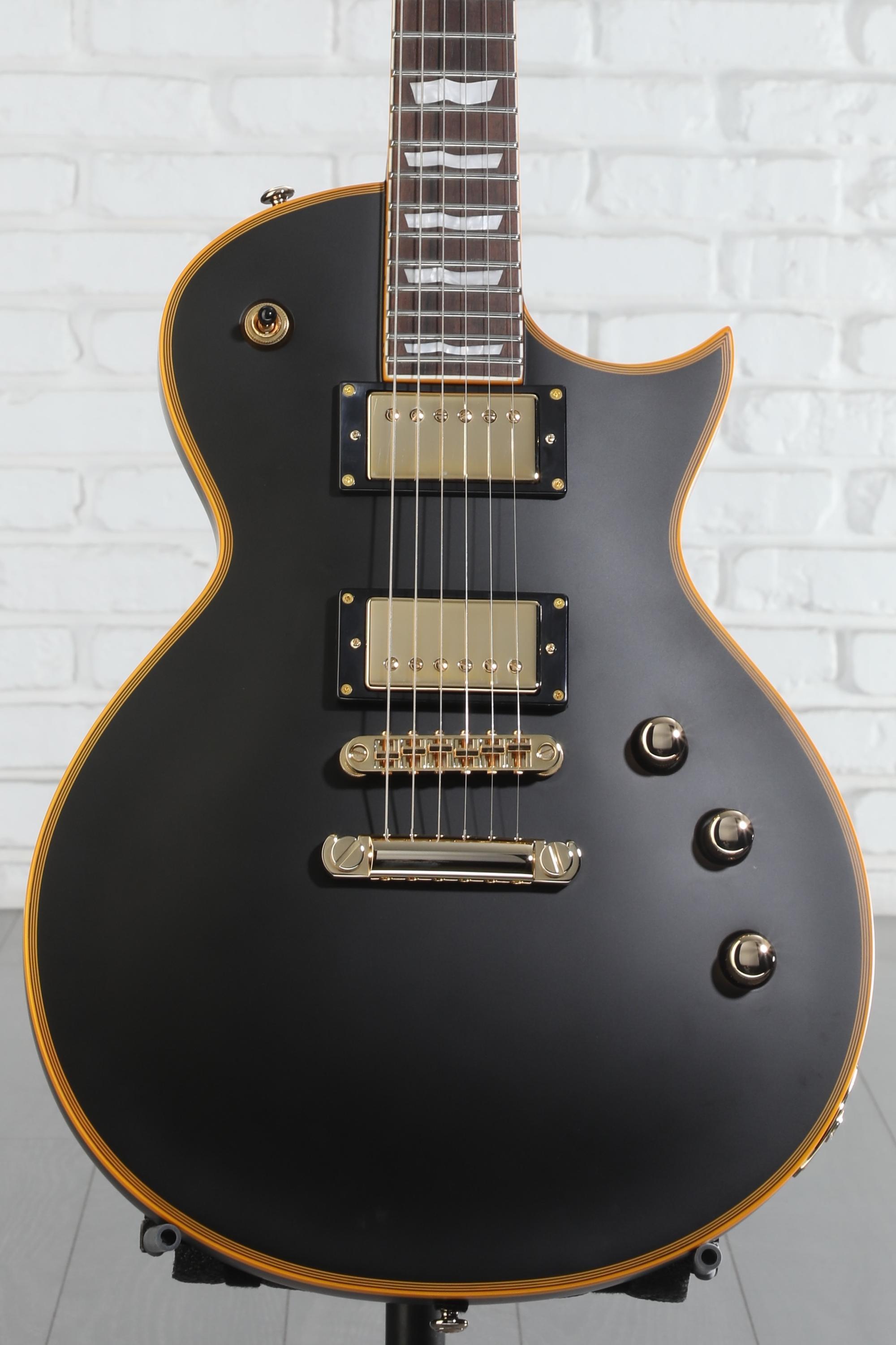 ESP LTD EC-1000 Duncan Electric Guitar - Vintage Black | Sweetwater