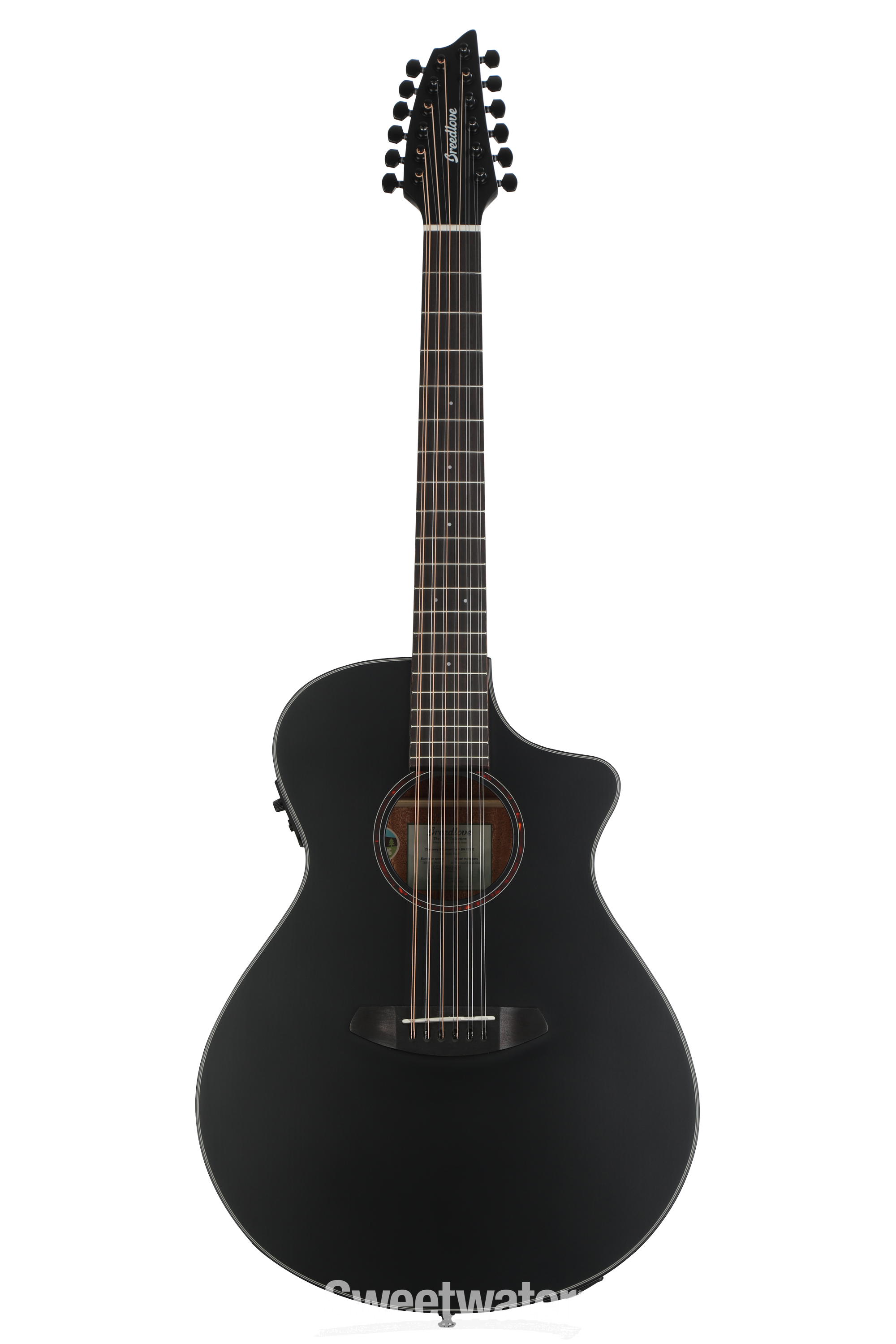 Discovery S Concert Satin Black 12 String CE European Spruce
