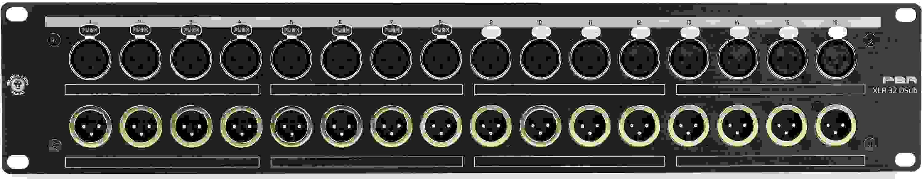 Black Lion Audio PBR XLR 32 Dsub Patchbay Sweetwater