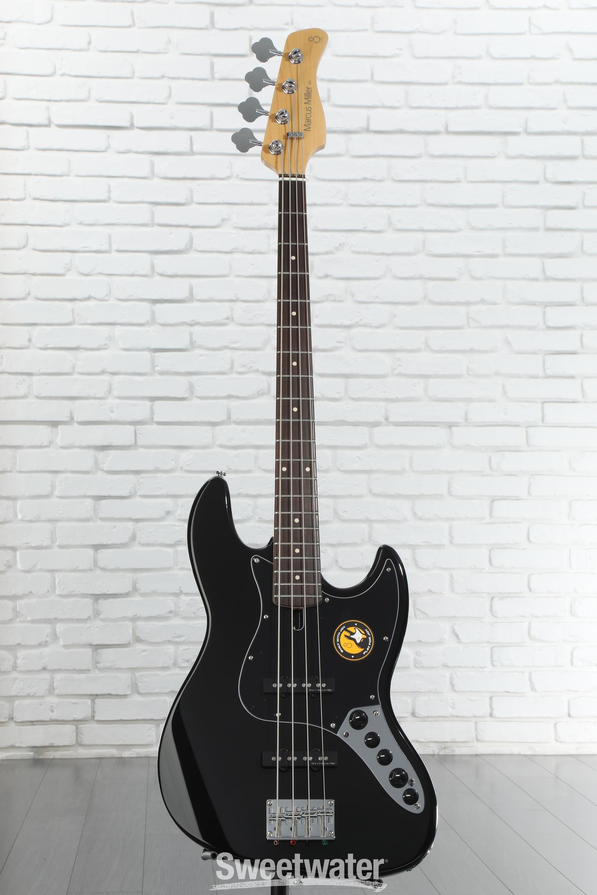 Sire Marcus Miller V3 4-string Bass Guitar - Black | Sweetwater
