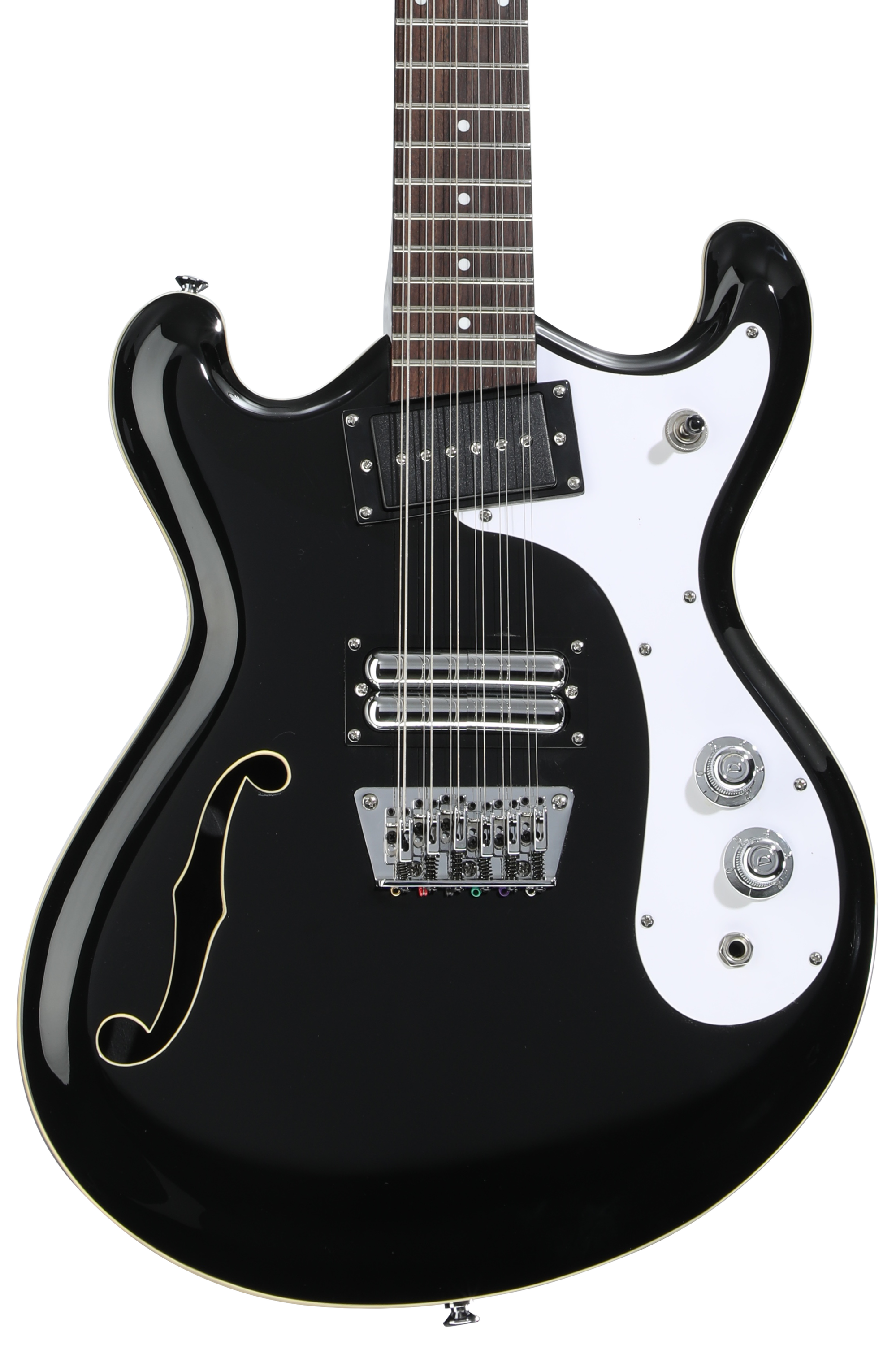 Danelectro 66-12, 12-string Electric Guitar - Limo Black