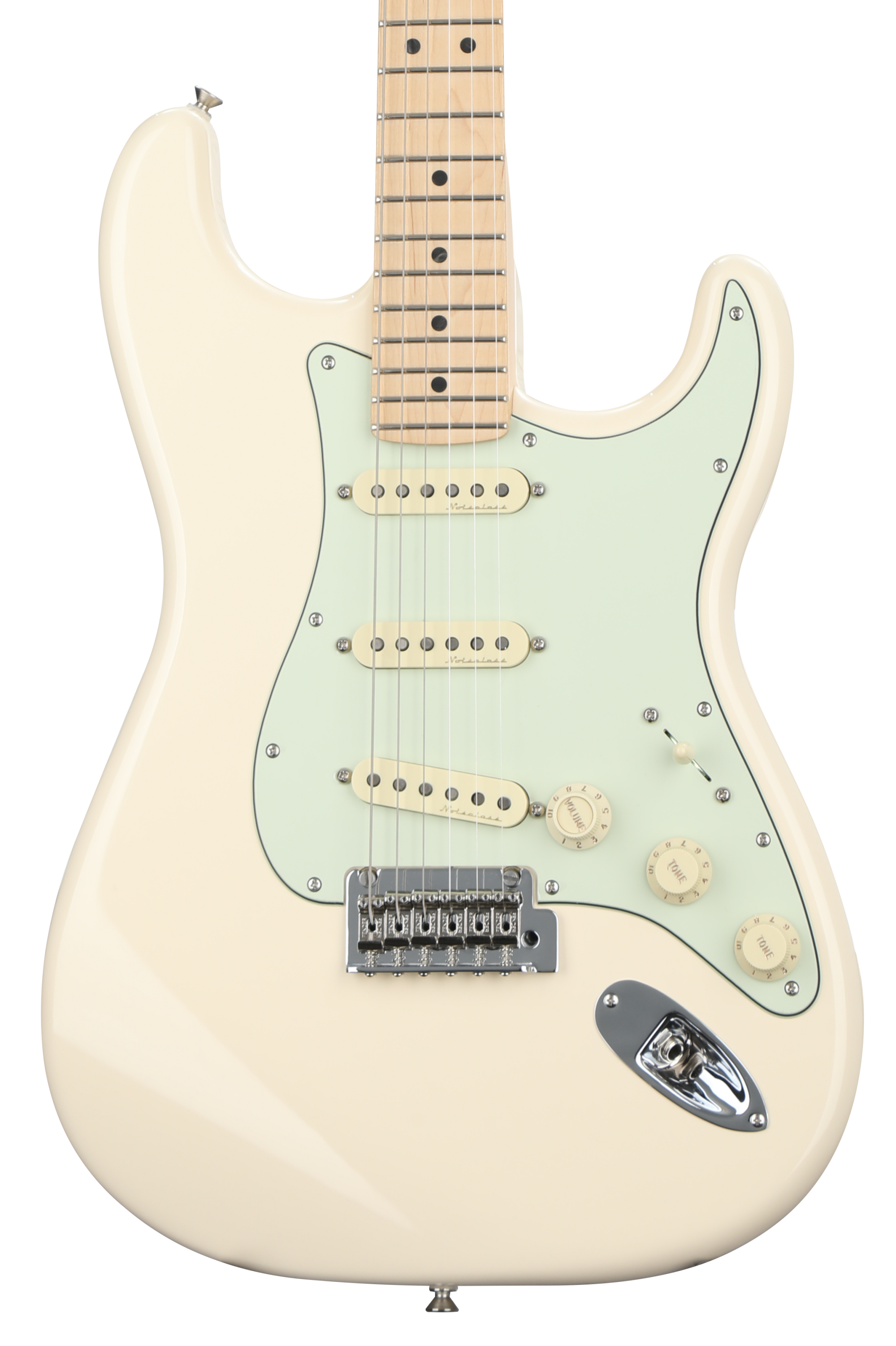 Fender Deluxe Roadhouse Strat - Olympic White with Maple Fingerboard
