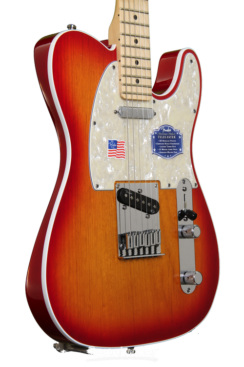 Fender American Deluxe Telecaster - Aged Cherry Burst, Maple Fender American Deluxe Telecaster - Aged Cherry Burst, Maple