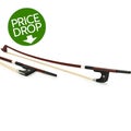 Photo of Dorfler 3190DG Best Pernambuco Double Bass Bow with Octagonal Stick - German, 3/4 Size
