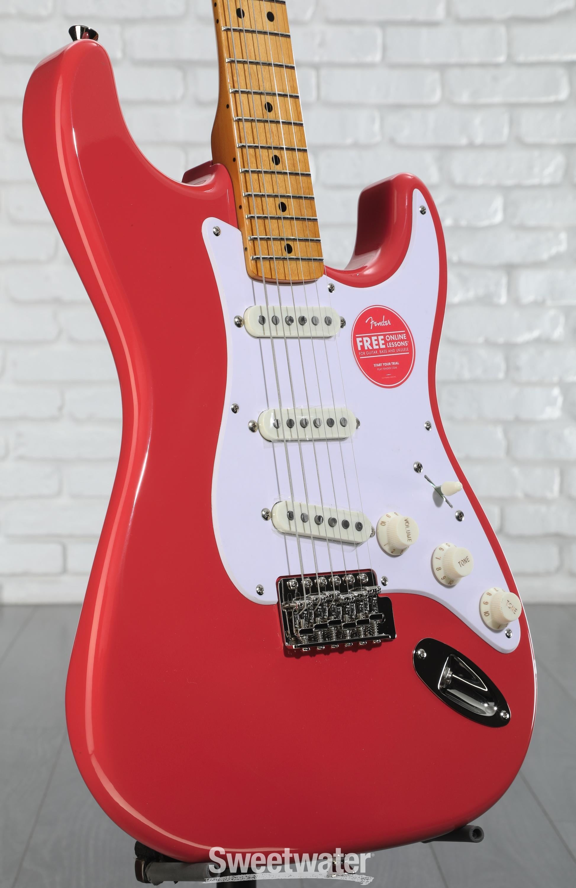 ギター squier classic vibe festa red Squier Classic Vibe Stratocaster '50s - Fiesta Red | Sweetwater