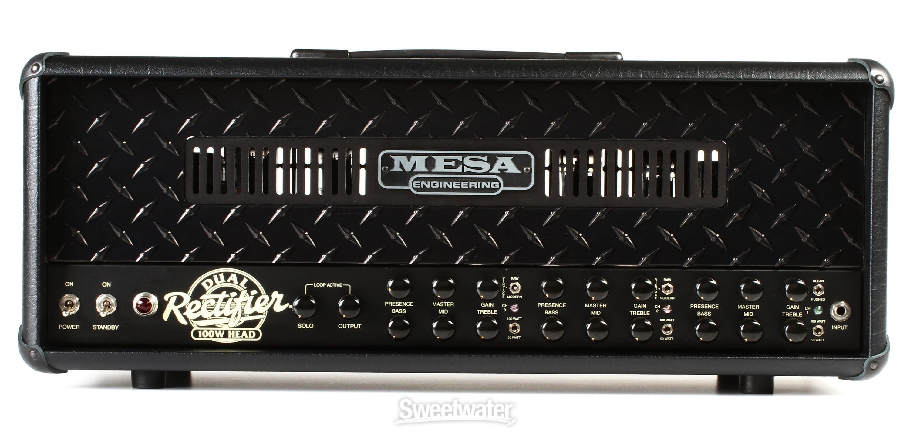 Mesa/Boogie Dual Rectifier 100-watt Tube Head - Blackout Special Edition |  Sweetwater