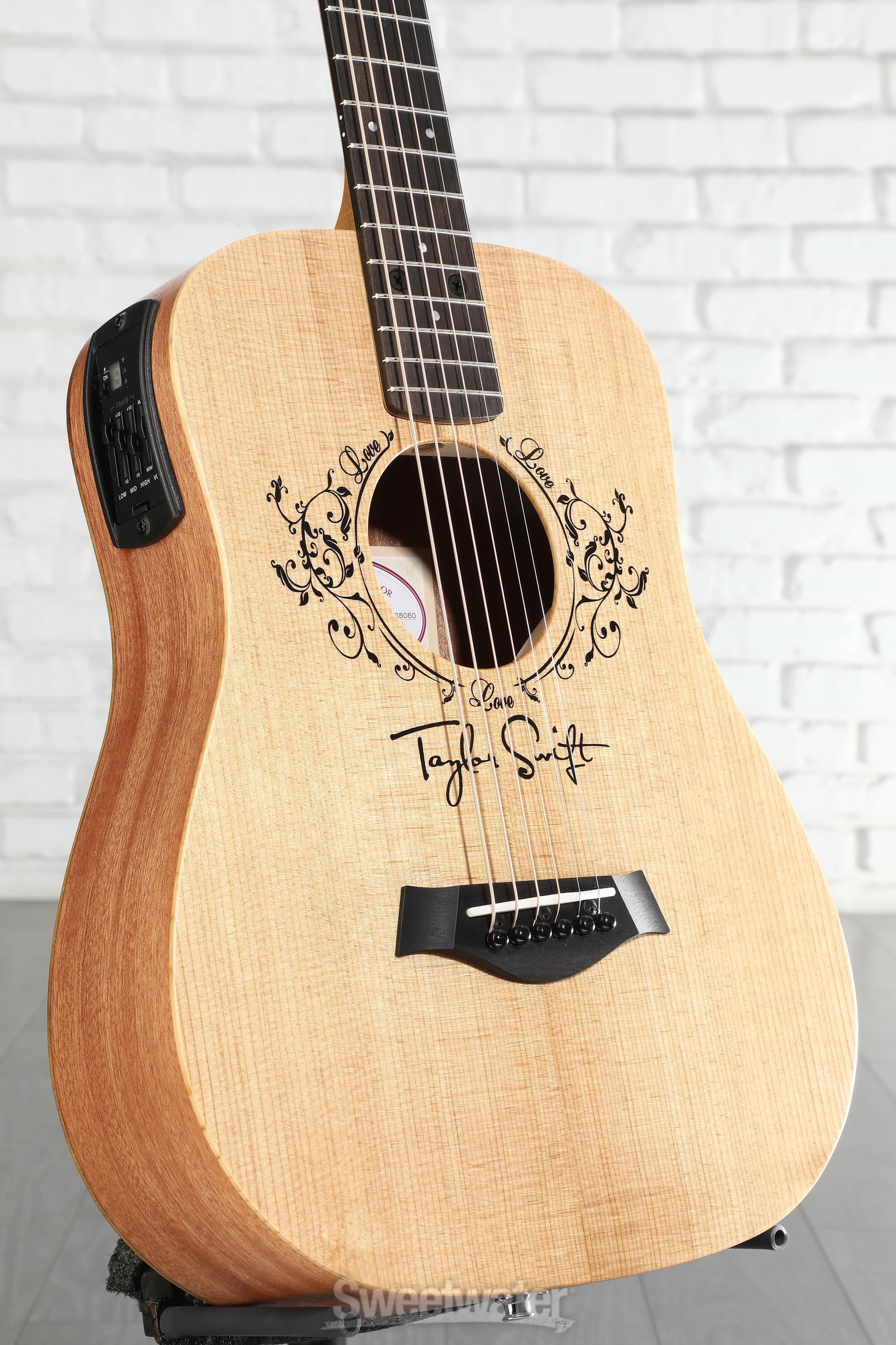 Taylor TSBTe Taylor Swift Acoustic-Electric Guitar - Natural Sitka