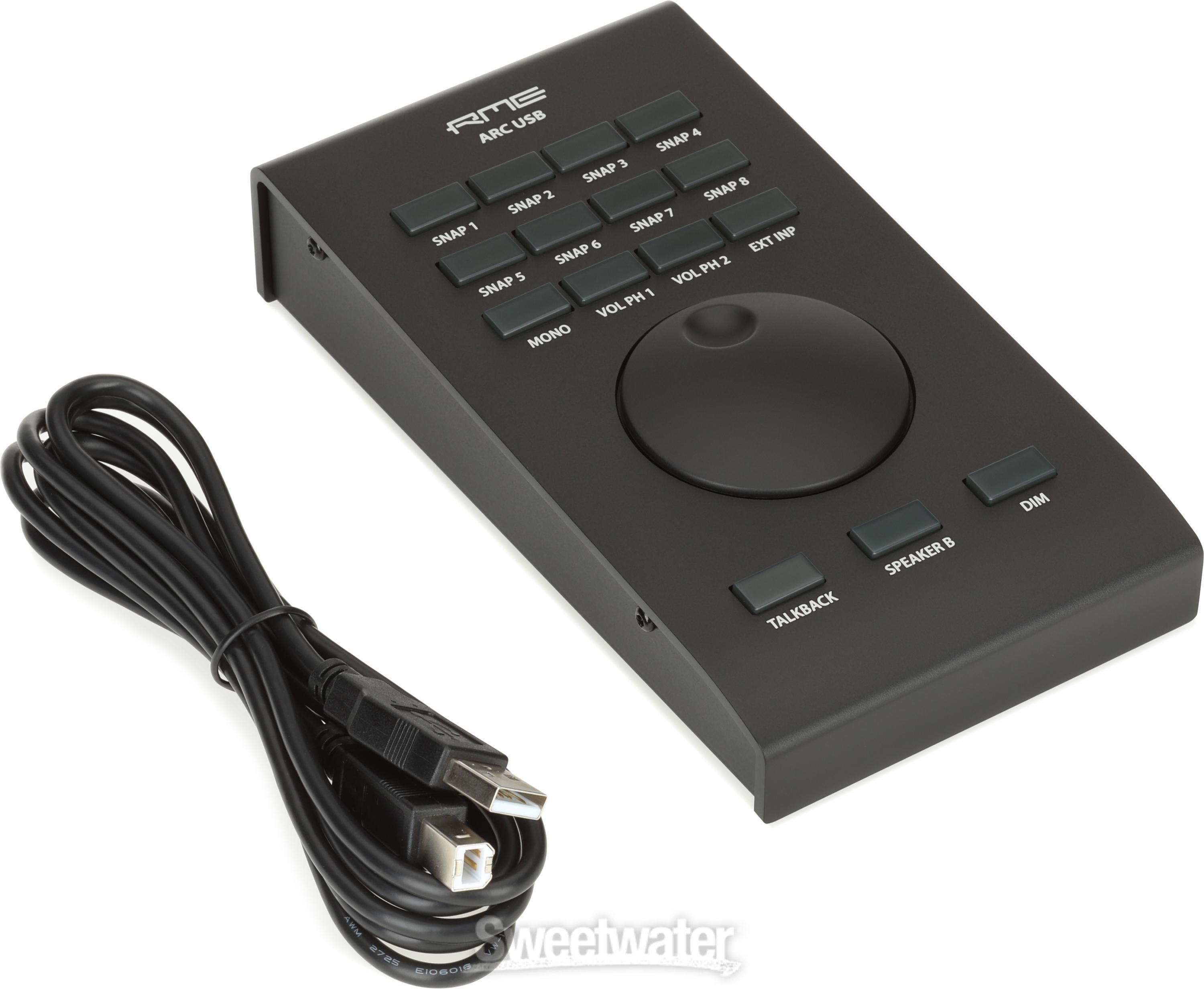 RME ARC-USB Advanced Remote Control - Black | Sweetwater