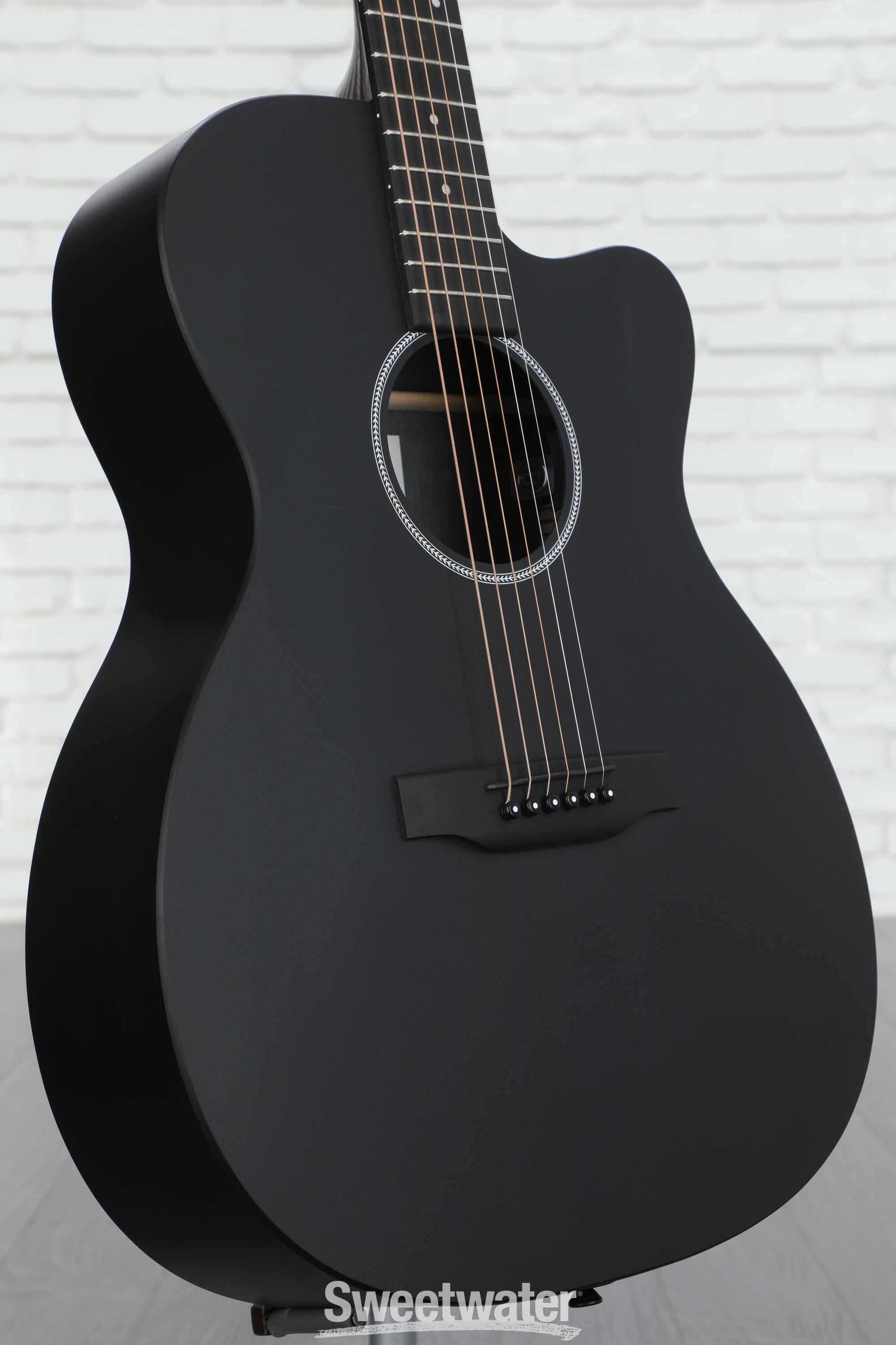 Martin & Co. アコースティックギター マットブラック Martin Sweetwater Select OMCX1E Acoustic-electric Guitar - Black