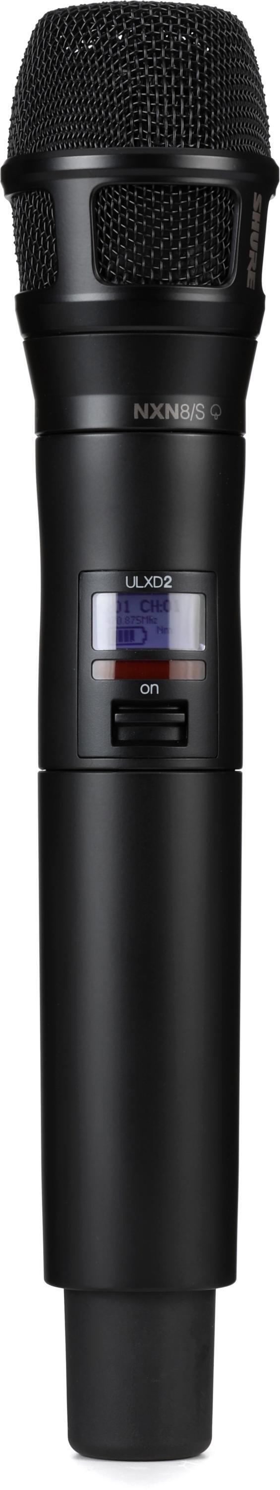 Shure ULXD2 Digital Handheld Transmitter - Nexadyne 8/C Cartridge