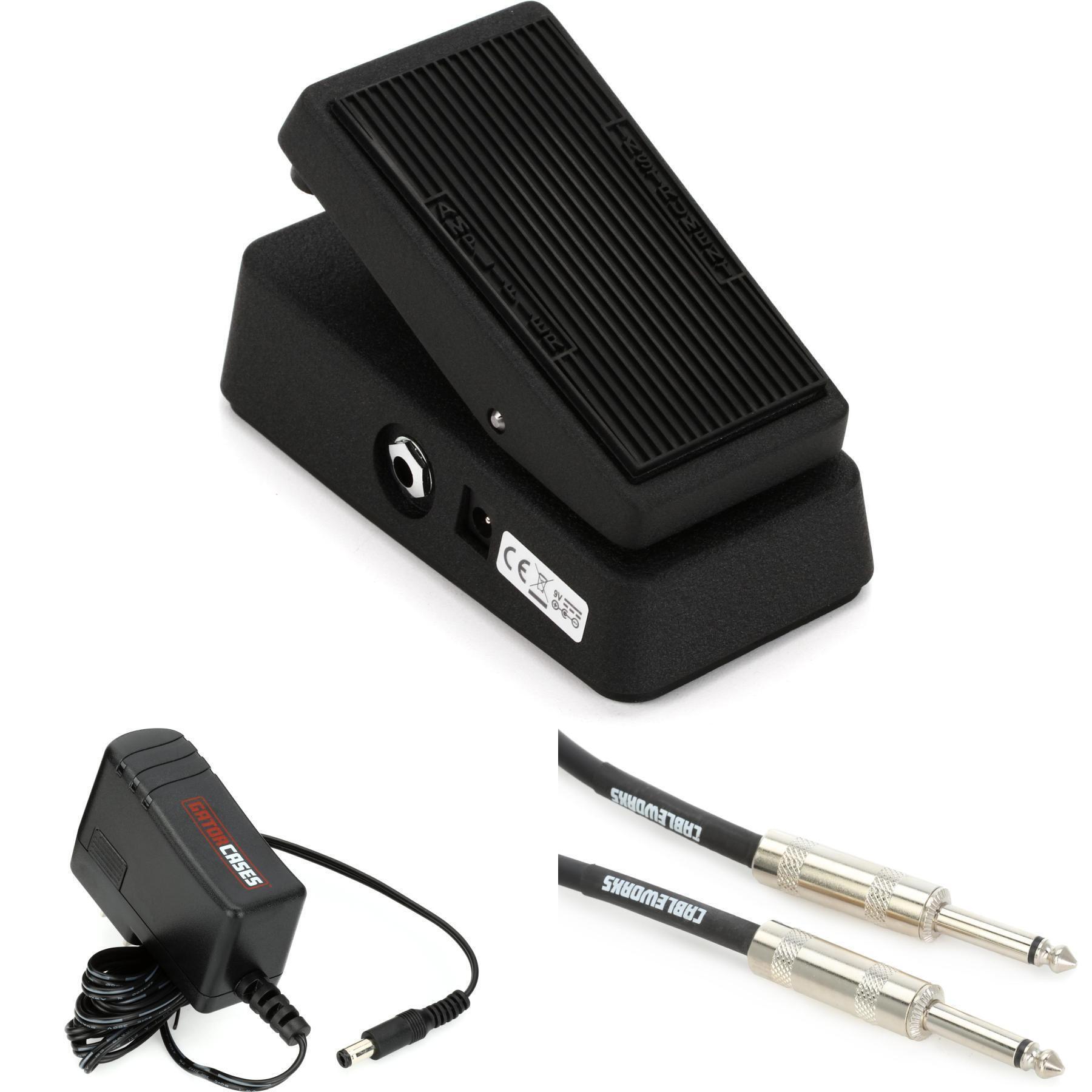 Dunlop CBM95 Cry Baby Mini Wah Pedal with Power Supply and Cable