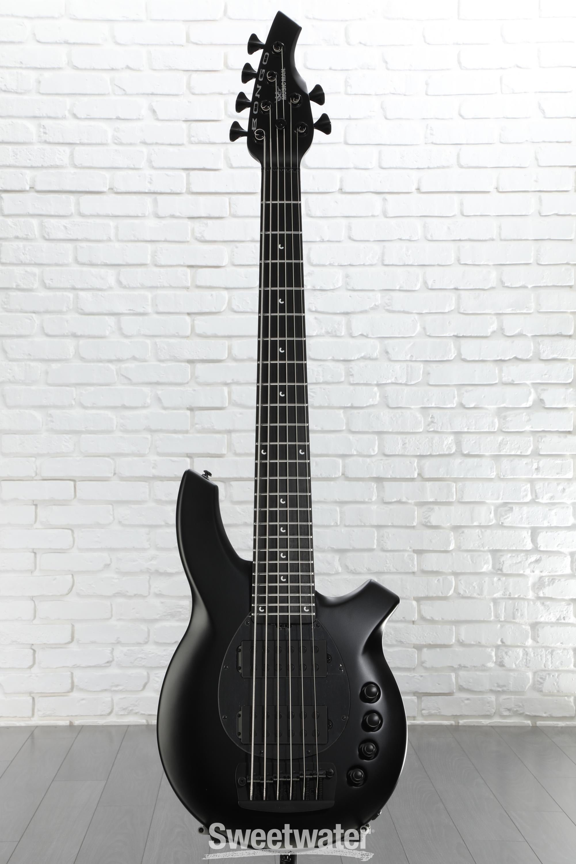 Ernie Ball Music Man Bongo 6HH Electric Bass Guitar - Stealth