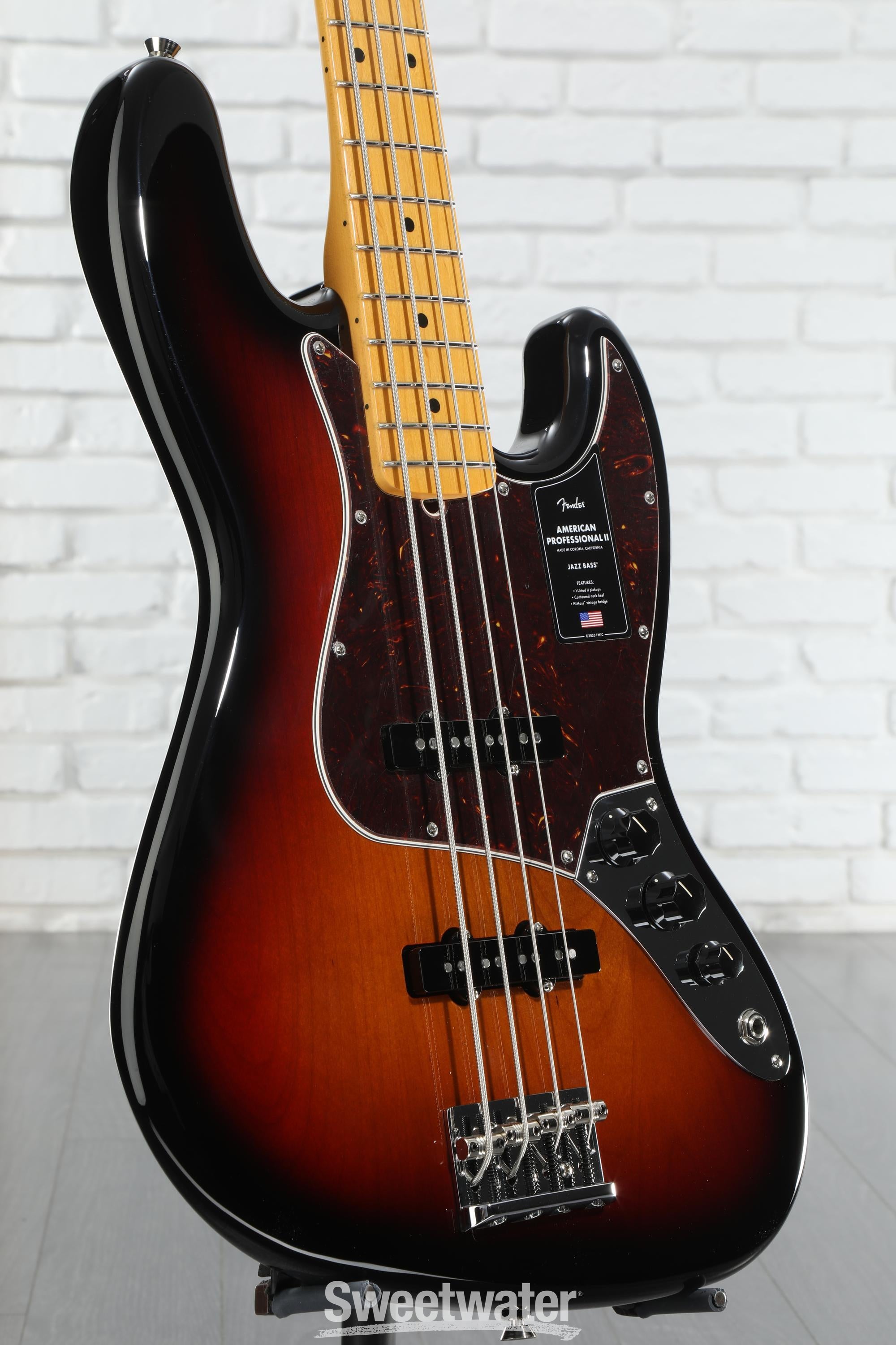 Fender American Professional II Jazz Bass - 3 Color Sunburst
