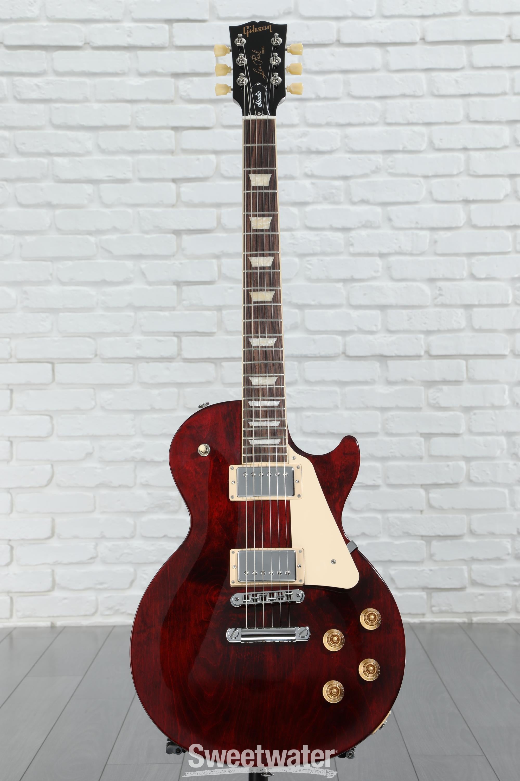 Gibson Les Paul Studio Electric Guitar - Wine Red | Sweetwater