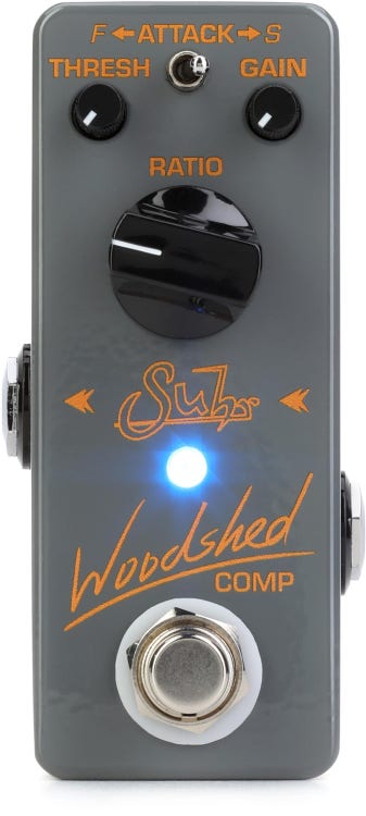 Suhr Andy Wood Signature Woodshed Comp Compressor Pedal | Sweetwater 