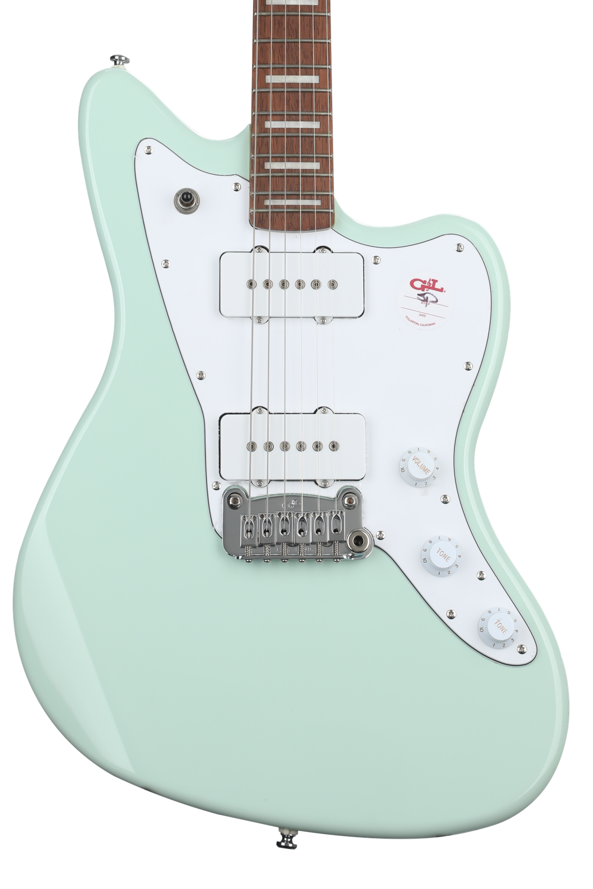 Ｇ＆Ｌ　　ＴＲＩＢＵＴＥ　ＤＯＨＥＮＹ ほとんど新品です。 G&L Tribute Doheny Electric Guitar - Surf Green | Sweetwater