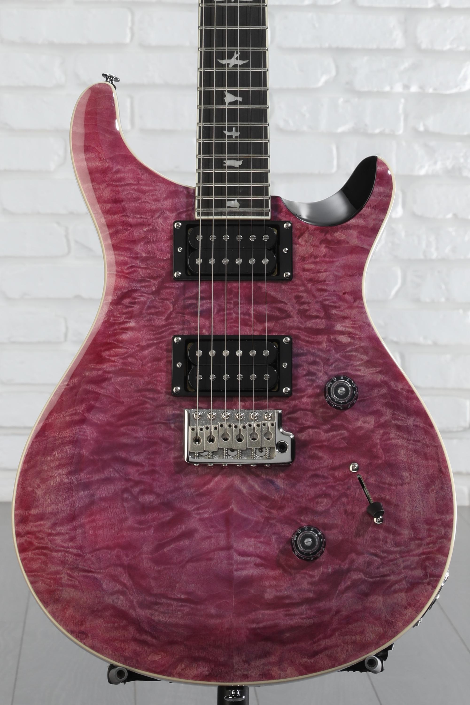 PRS SE Custom 24 Electric Guitar - Quilted Violet | Sweetwater