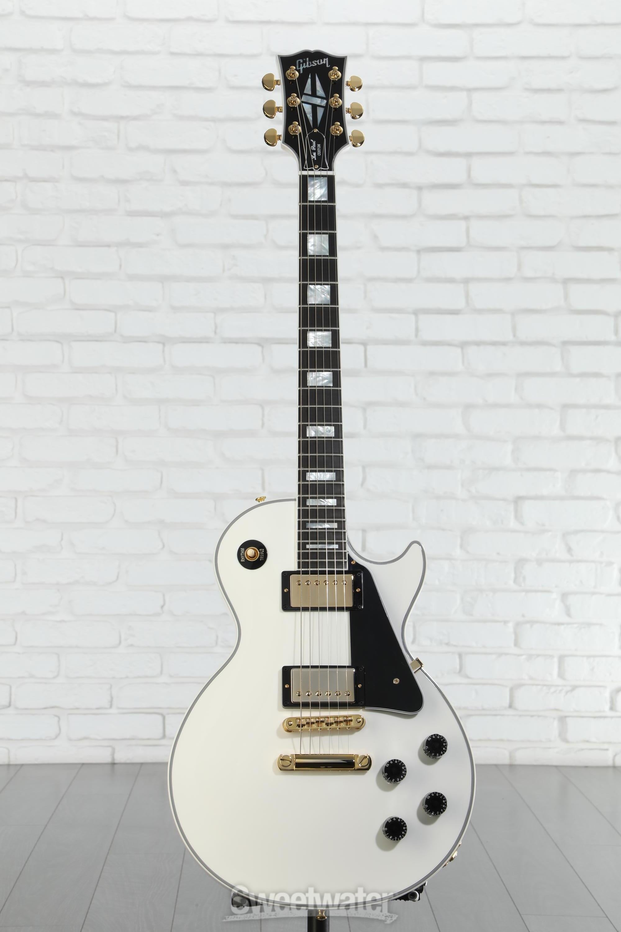 Gibson Les Paul ホワイト Gibson Custom Les Paul Custom Electric Guitar - Alpine White