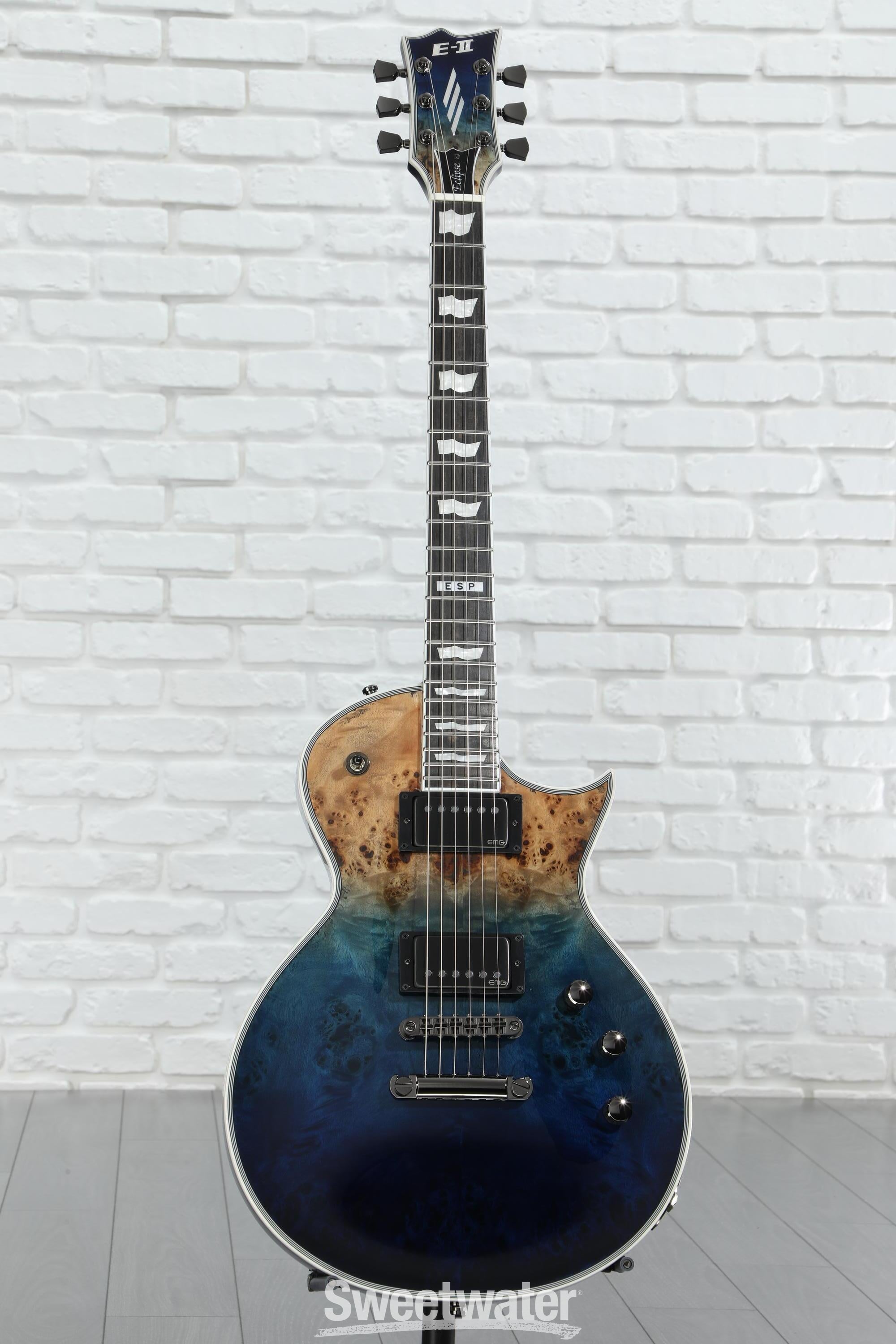 【即納！最大半額！】 ESP E-II Sweetwater | Fade Natural Blue - Eclipse ギター