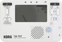 Product Image - This Item - Korg TM-70 Tuner and Metronome - White