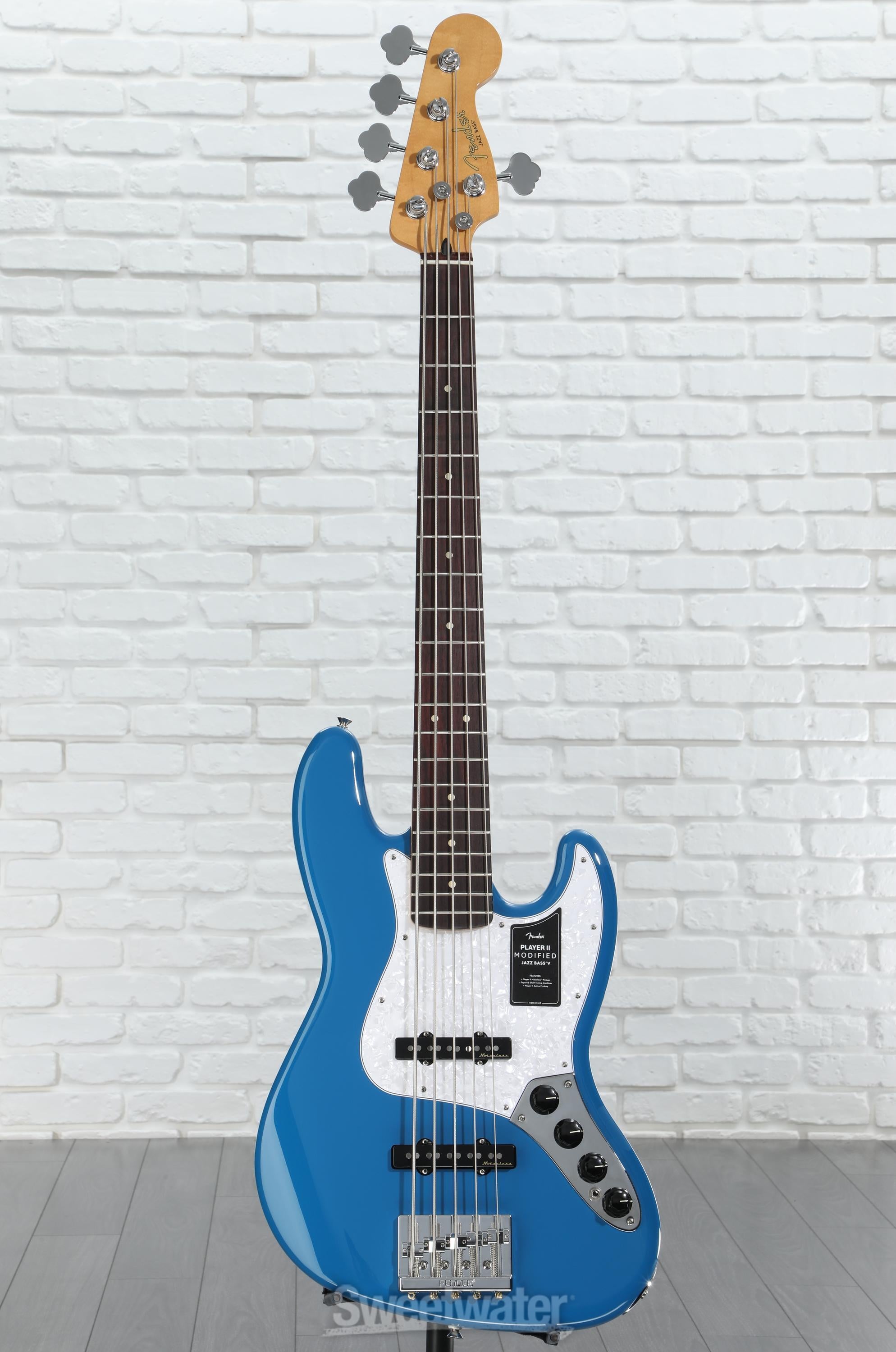 Fender Player II Modified Active Jazz Bass V - Electric Blue