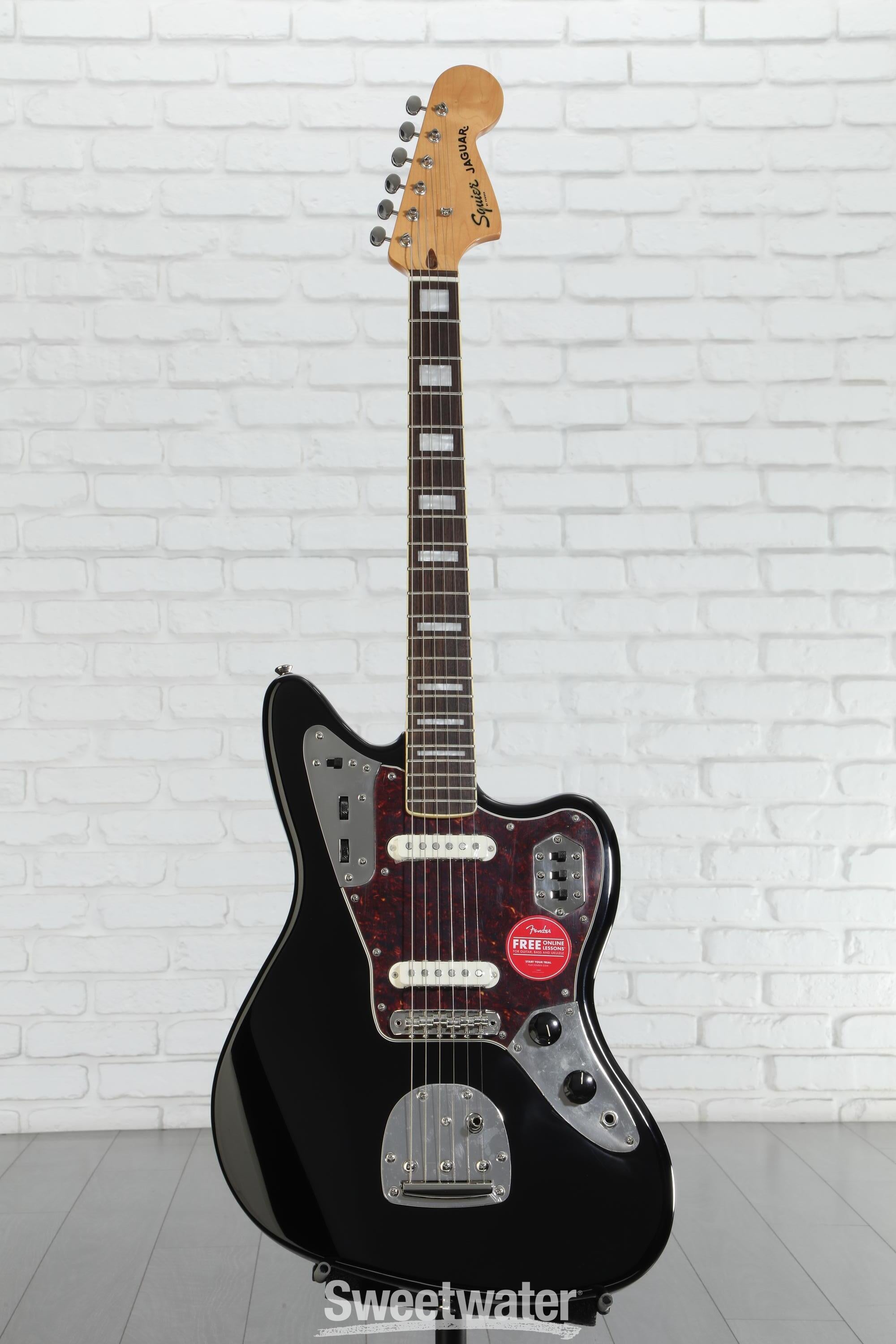 Squier Classic Vibe '70s Jaguar - Black | Sweetwater