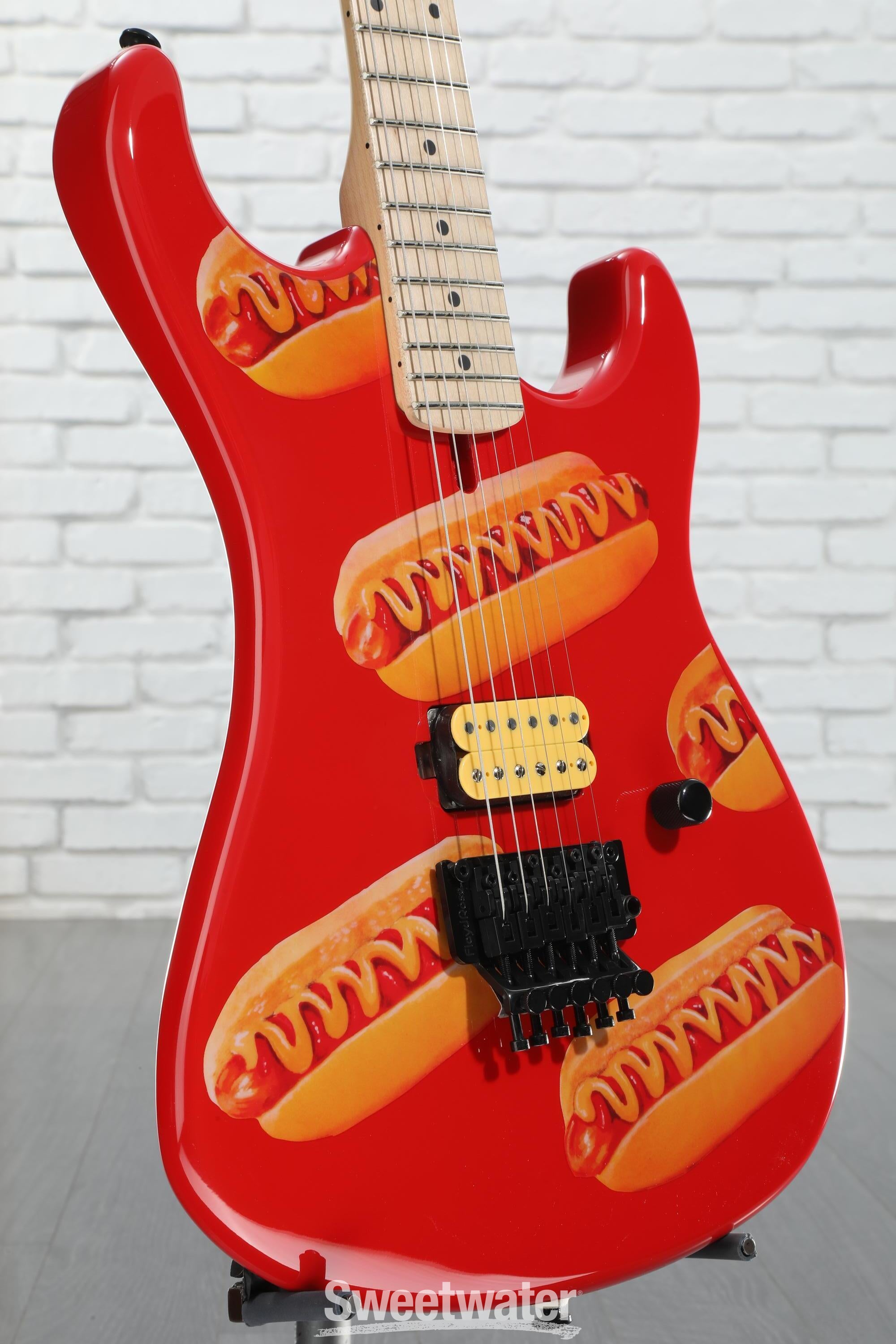 Kramer The 84 Hot Dogger Electric Guitar - Ketchup Red, Sweetwater