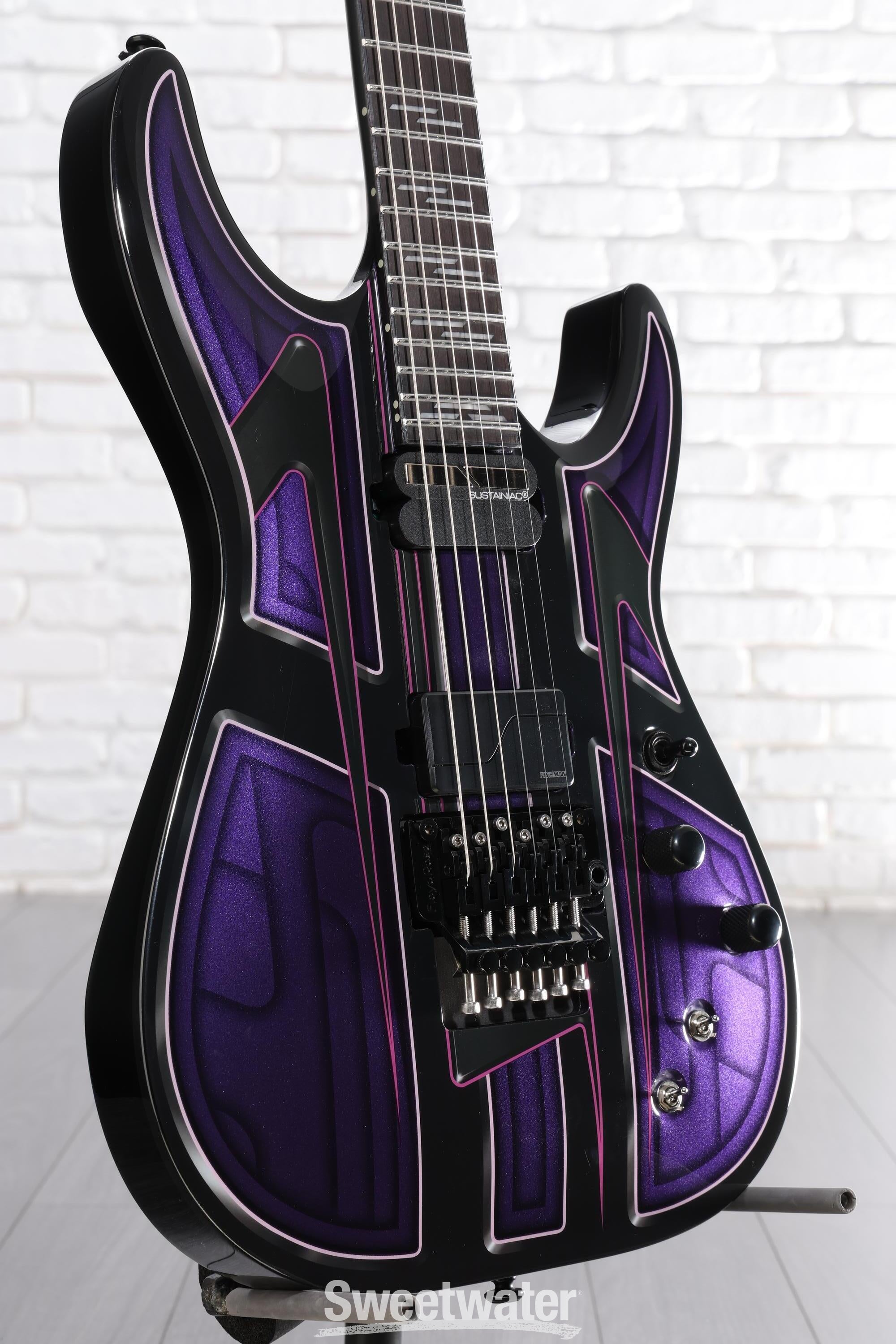 Photo of Schecter C-1 FR-S Przym Vespid Electric Guitar - Purple, Przym
