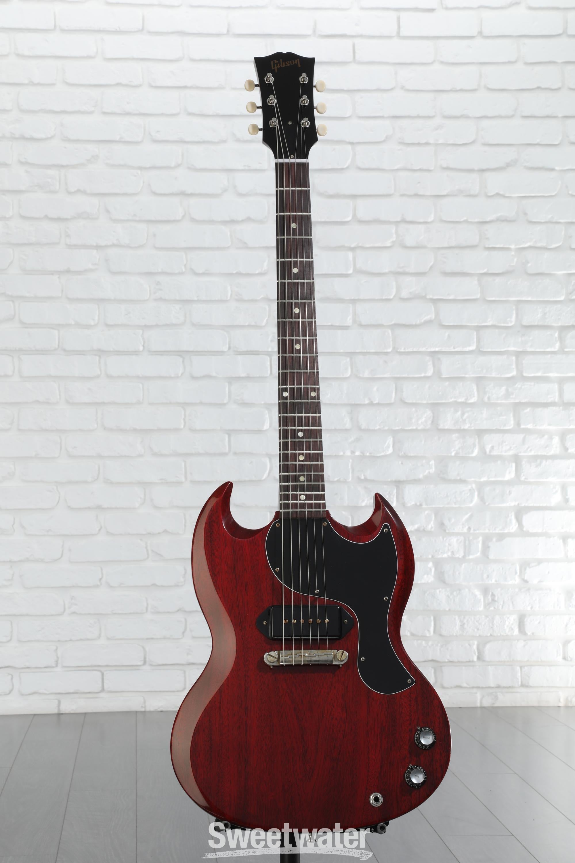 ギター Gibson SG jr Gibson Custom 1963 SG Junior Reissue Lightning Bar Electric