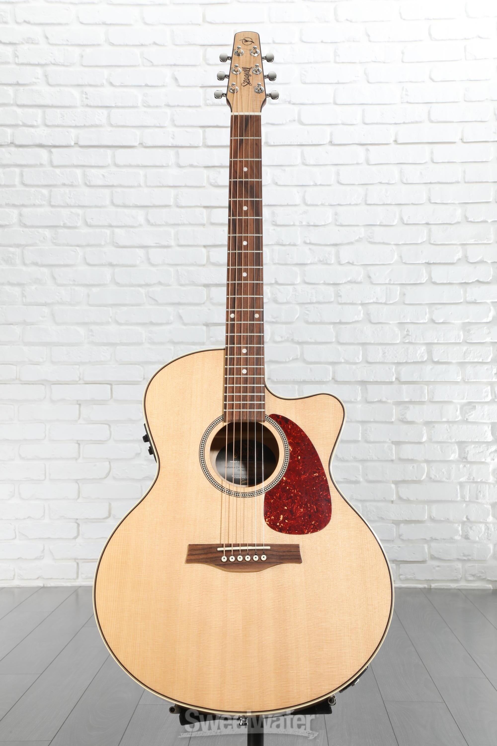 Seagull Guitars Performer Cutaway Mini-Jumbo Flame Maple Acoustic