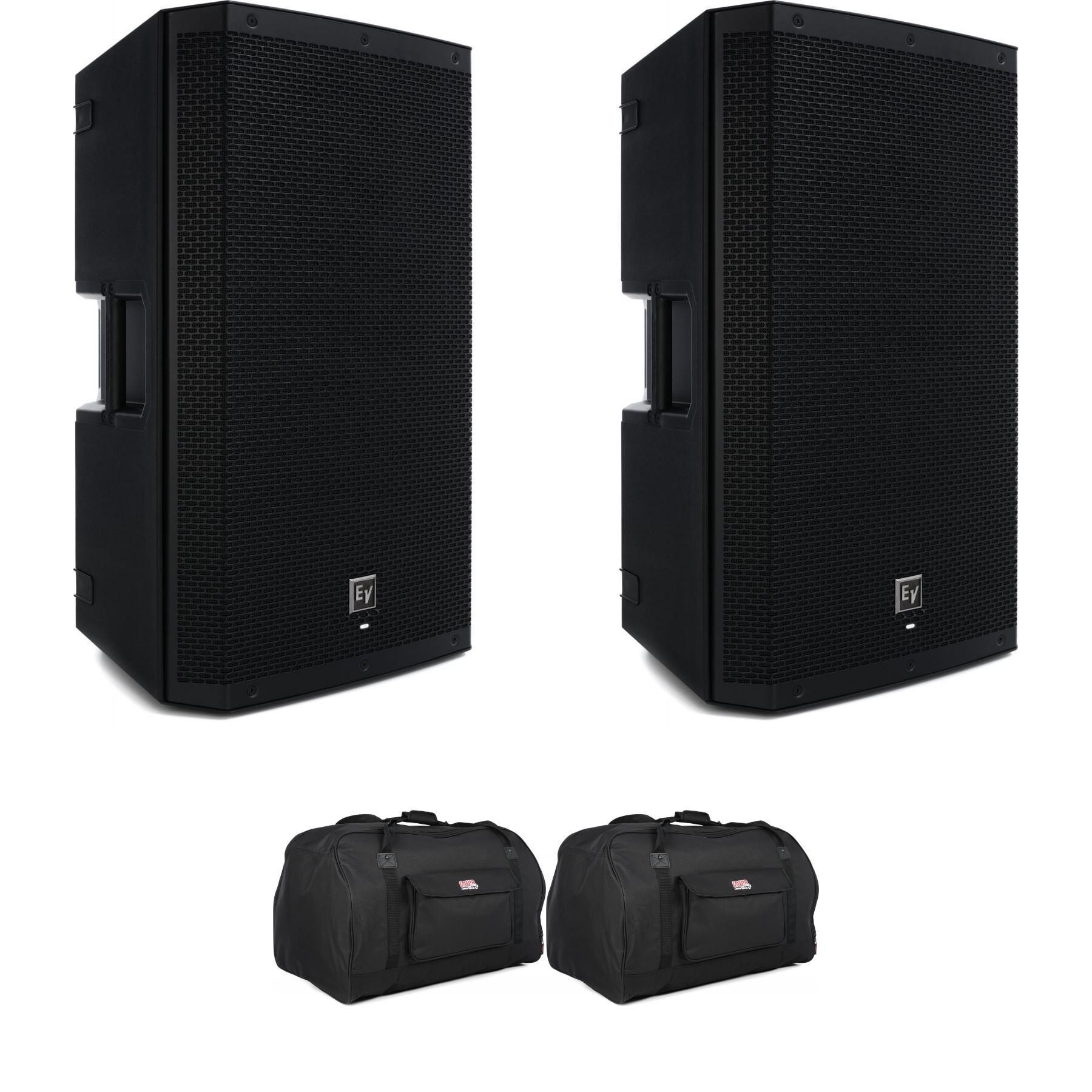 Electro Voice Zlx 15bt 1 000 Watt 15 Inch Powered Speaker With Bluetooth Pair With Bags Bundle