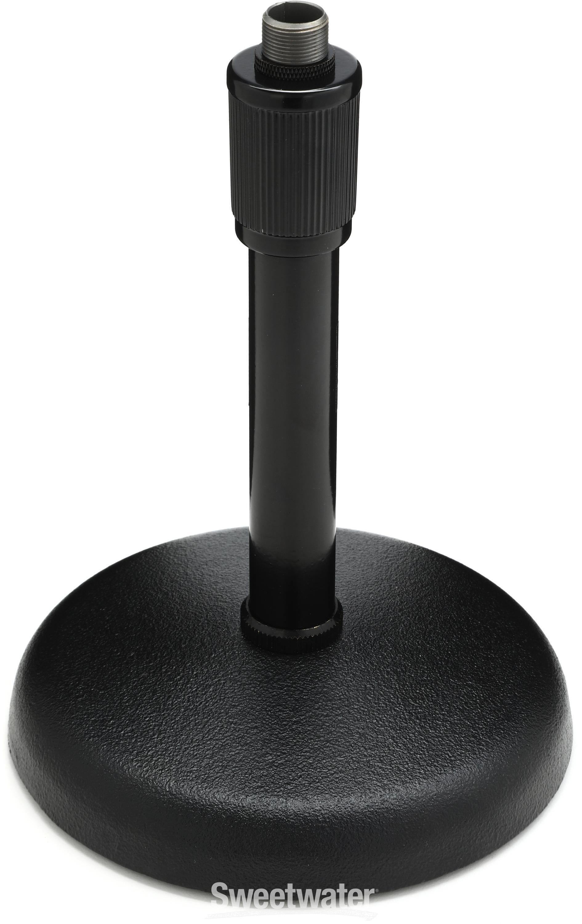 AtlasIED DS7E Adjustable Height Desktop Microphone Stand - Black