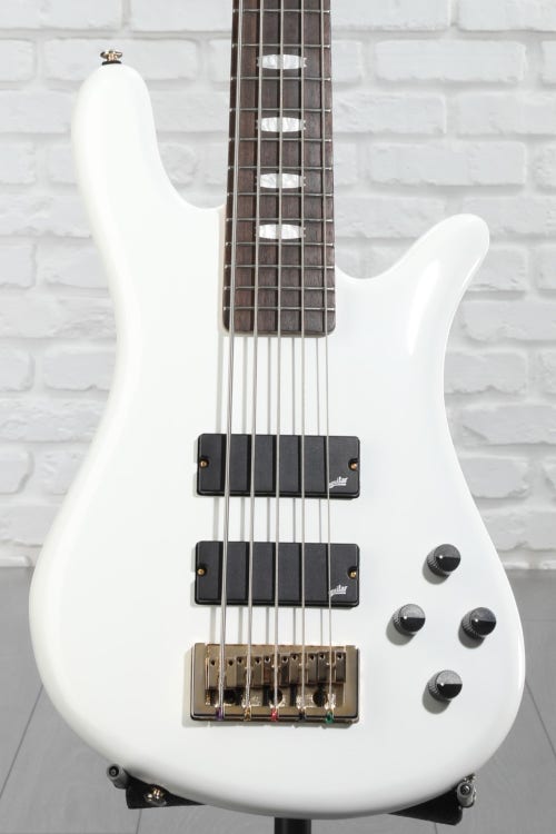 Spector Icon NS-5 5-string Electric Bass Guitar - White Gloss