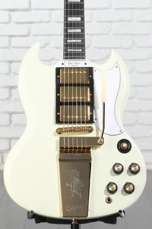 Epiphone 1963 SG Custom Electric Guitar - Classic White VOS