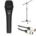 Photo of Yamaha YDM707 Dynamic Supercardioid Microphone with Stand - Black