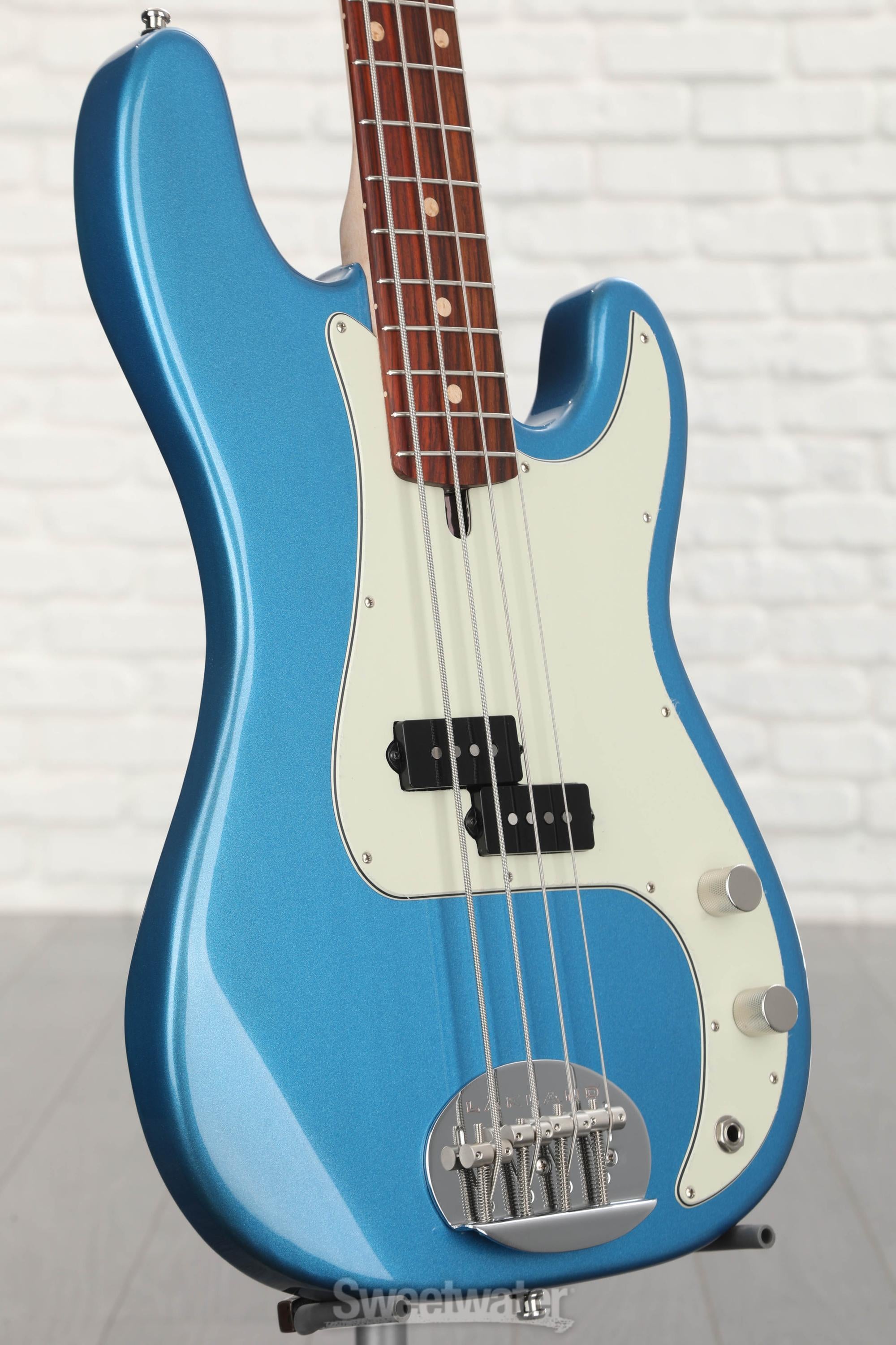 Lakland USA Classic 44-64 Bass Guitar - Lake Placid Blue with Rosewood  Fingerboard