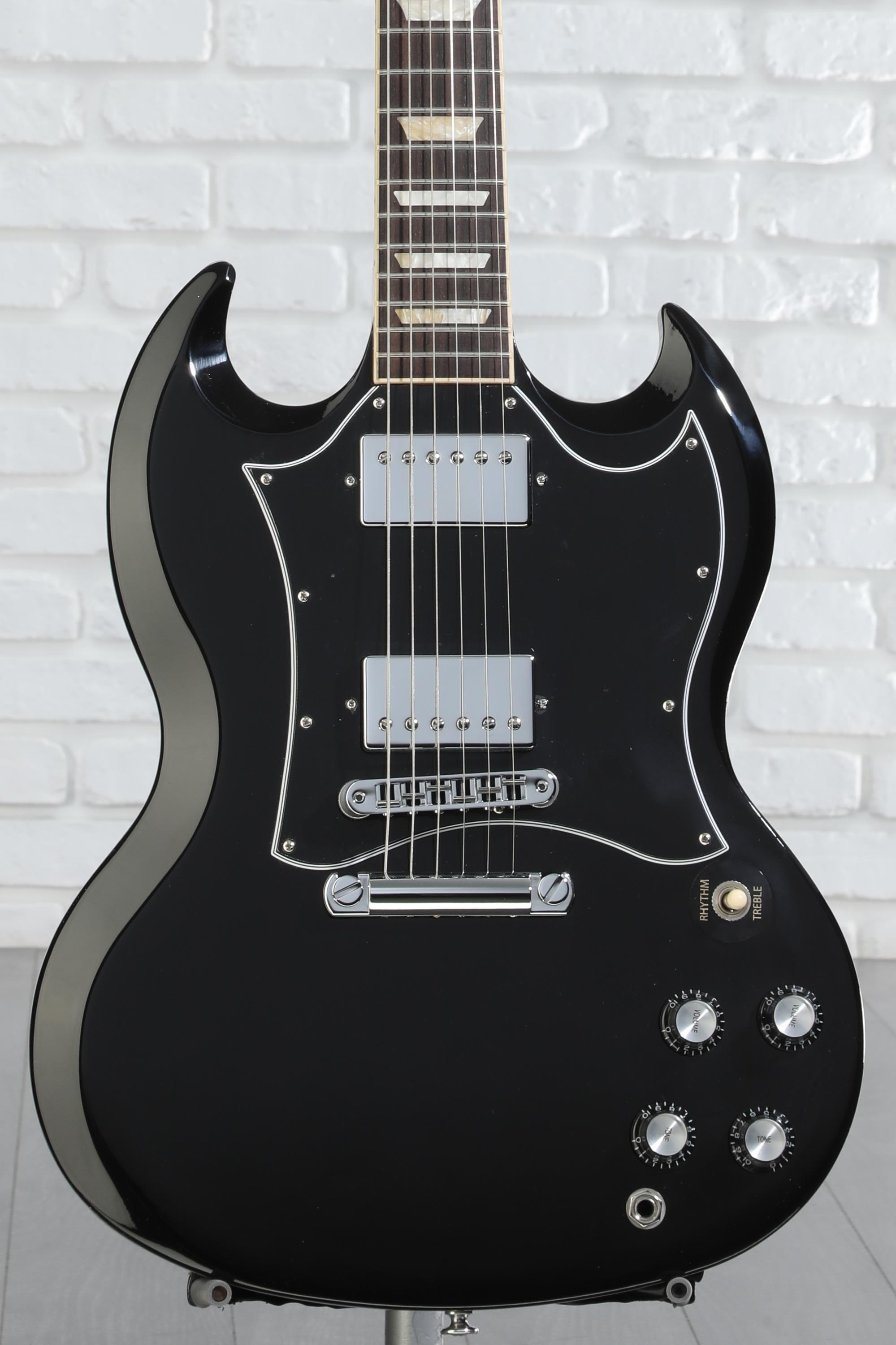 美品 Gibson SG Standard T 2016 Ebony Gibson SG Standard 2016 T - Ebony Reviews | Sweetwater