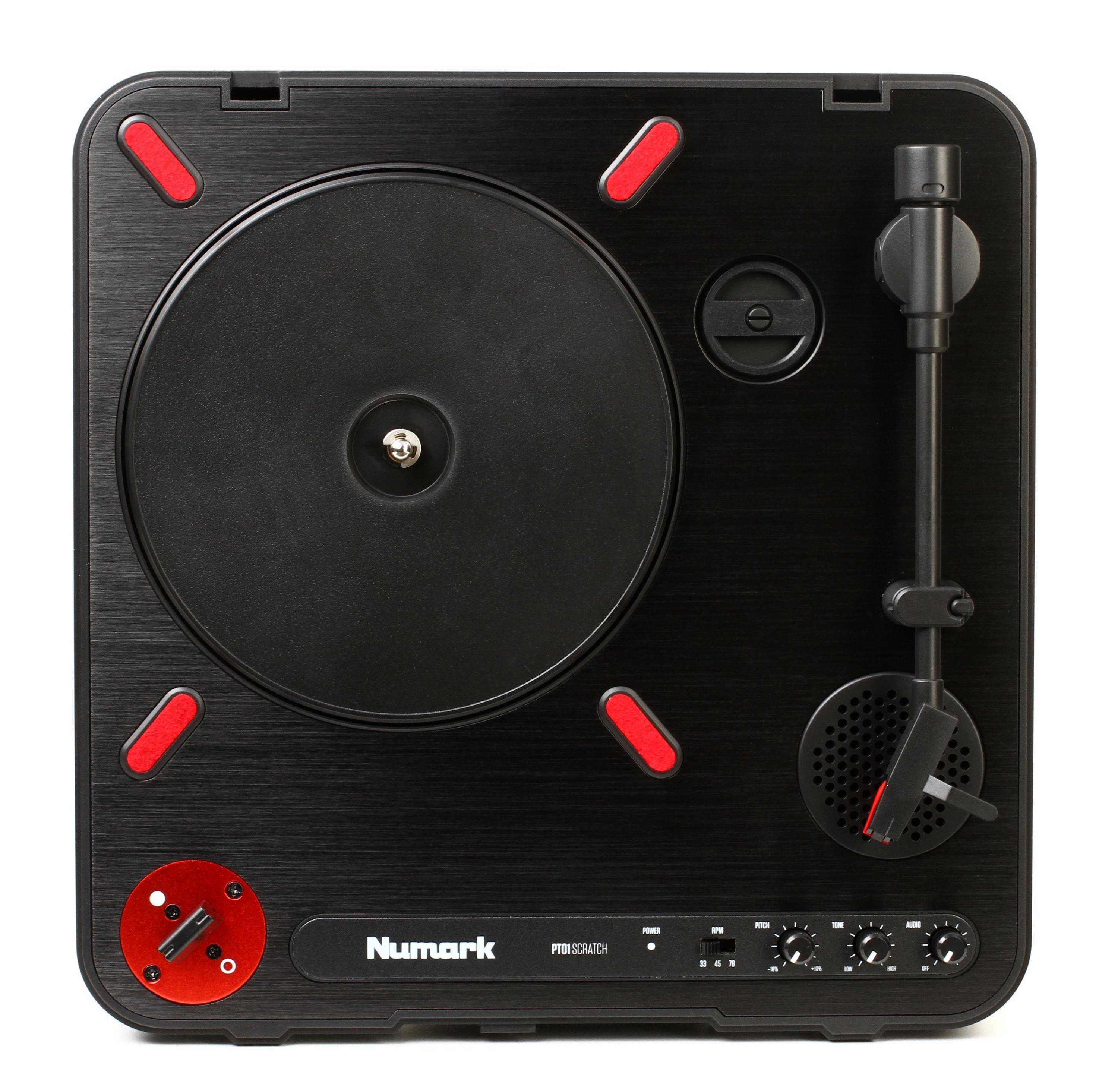 Numark PT01 Scratch Portable DJ Turntable | Sweetwater